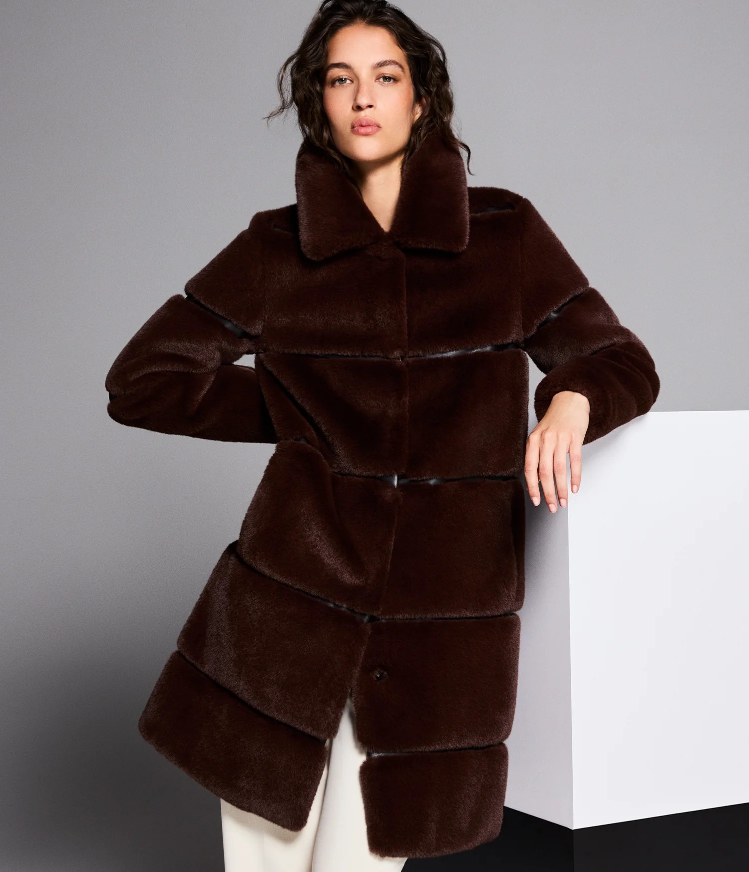 FAUX MINK COAT View 1 | Women's Clothing FAUX MINK COAT View 1 | Women's Clothing