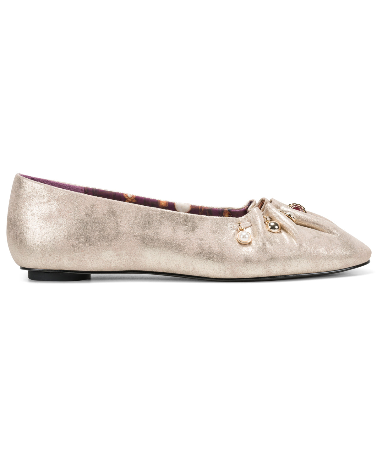 ALISSARA METALLIC BALLET FLAT VIEW 1 ALISSARA METALLIC BALLET FLAT VIEW 1
