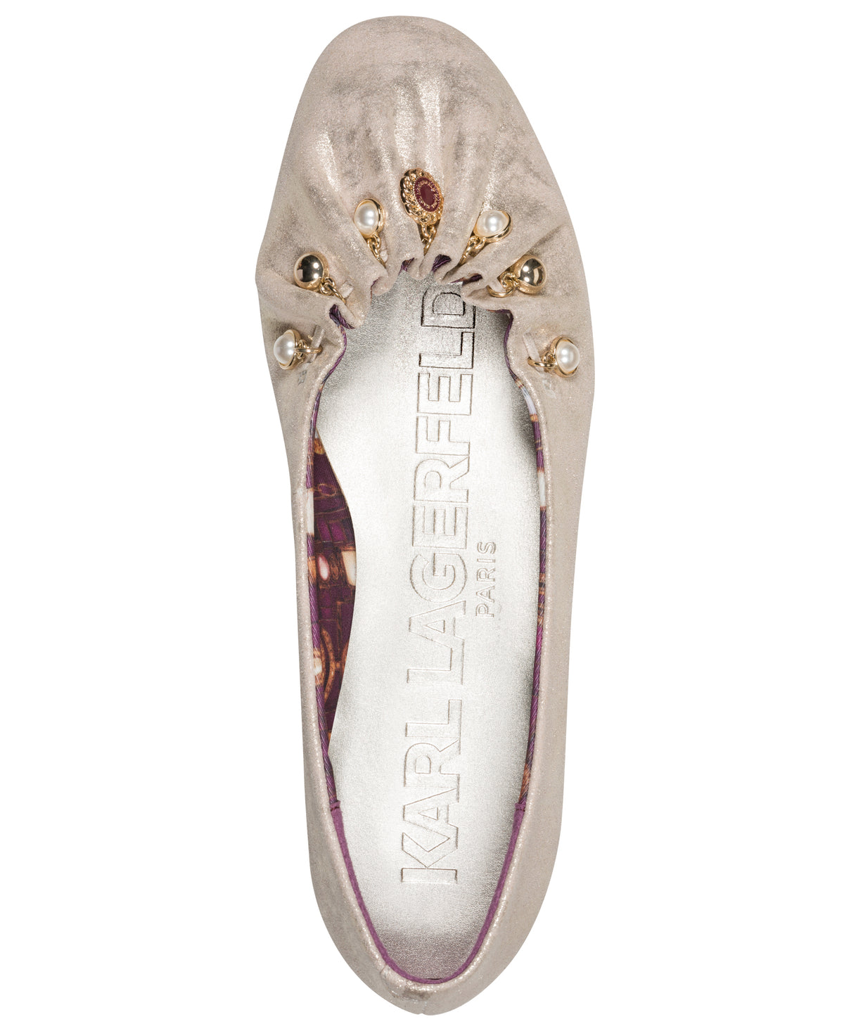 ALISSARA METALLIC BALLET FLAT VIEW 4 ALISSARA METALLIC BALLET FLAT VIEW 4