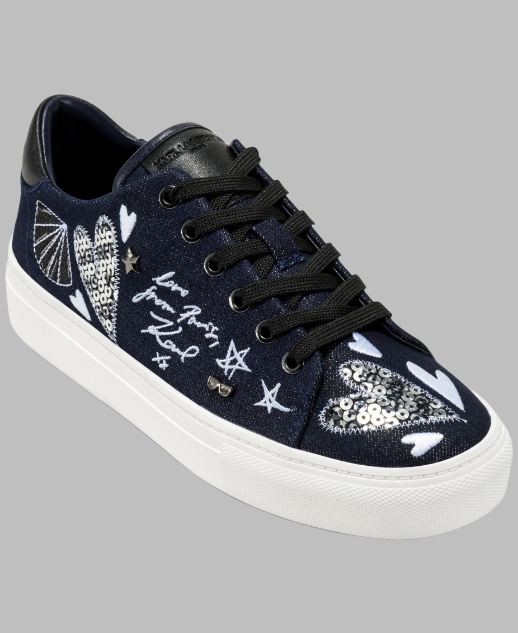 CATE IKONIC LACE UP SNEAKER View 2 | Ikonic Karl CATE IKONIC LACE UP SNEAKER View 2 | Ikonic Karl