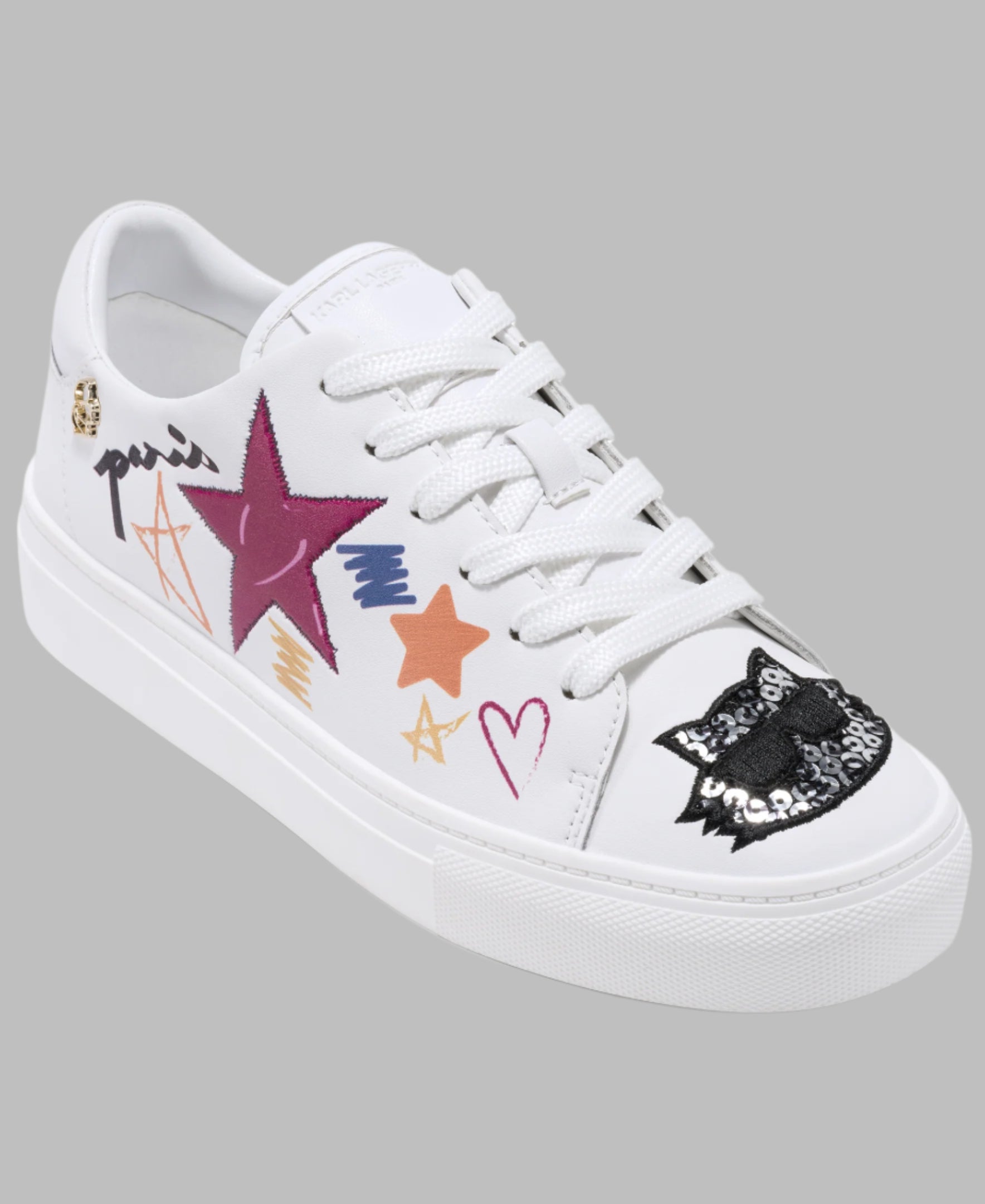 CATE IKONIC LACE UP SNEAKER View 2 | Ikonic Karl CATE IKONIC LACE UP SNEAKER View 2 | Ikonic Karl