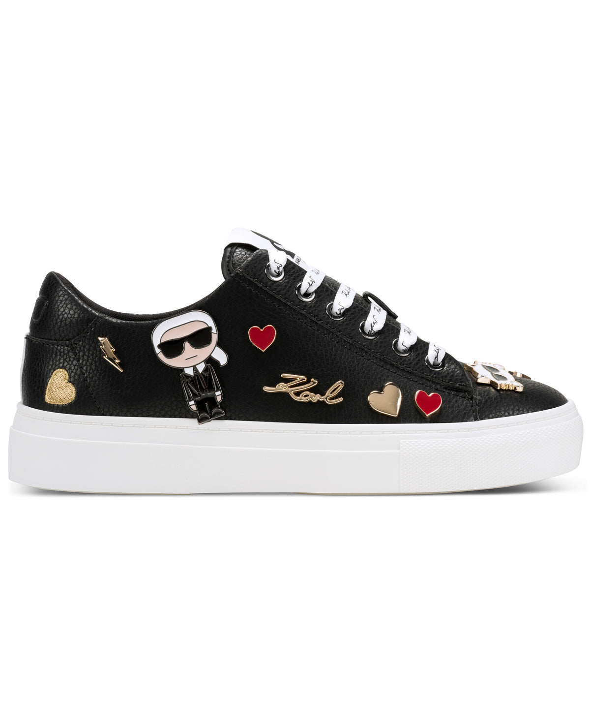 CATE LEATHER EMOJI PIN SNEAKER View 1 | Spring Event CATE LEATHER EMOJI PIN SNEAKER View 1 | Spring Event