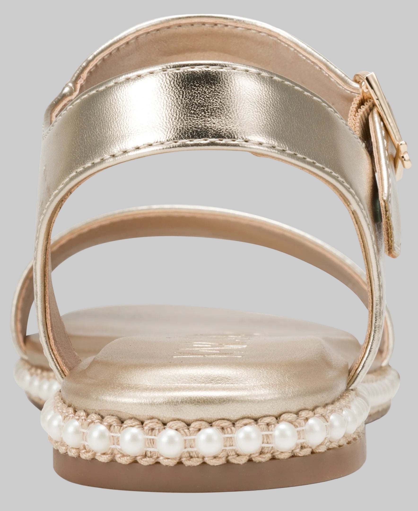 Cresson Metallic Pearl Ankle Strap Sandal | Sandals | Karl