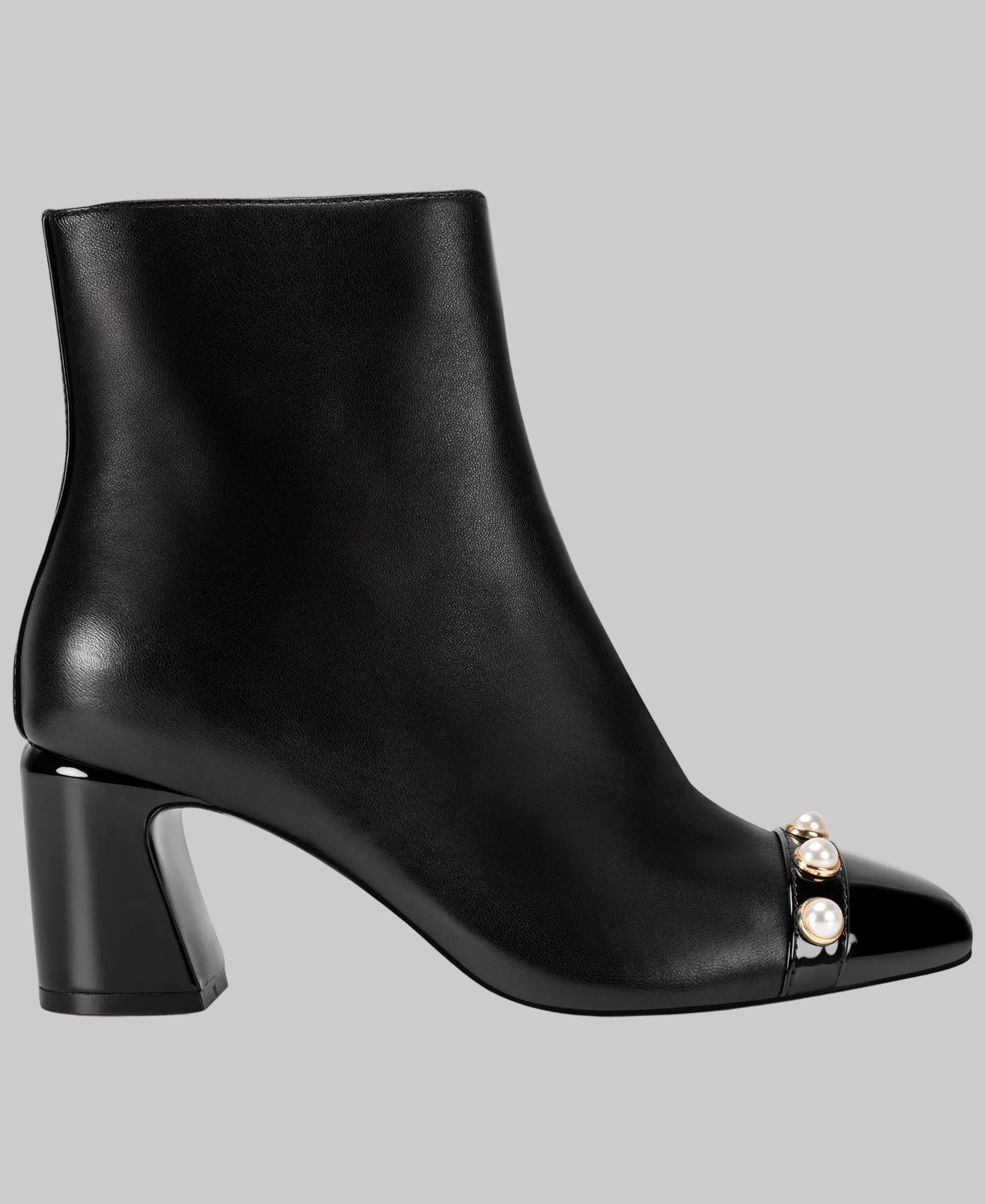 DALYN HEELED BOOTIE WTH PEARLS VIEW 1 DALYN HEELED BOOTIE WTH PEARLS VIEW 1