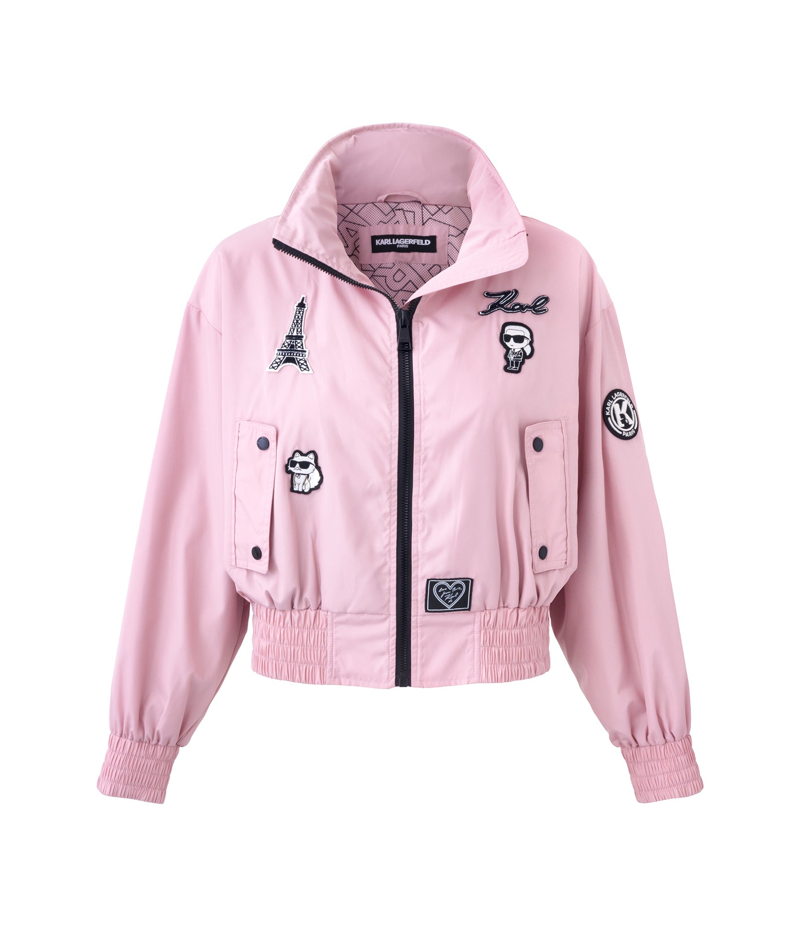 PATCH BOMBER JACKET View 2 PATCH BOMBER JACKET View 2