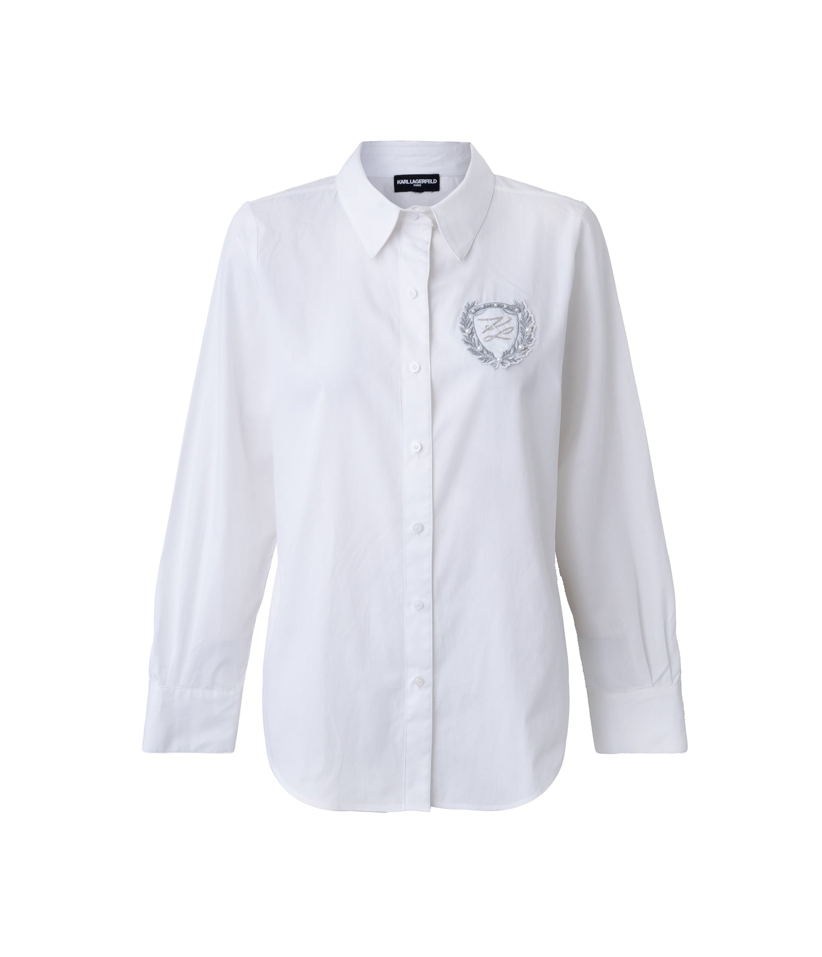 LONG SLEEVE KL VARSITY POPLIN SHIRT View 2 LONG SLEEVE KL VARSITY POPLIN SHIRT View 2