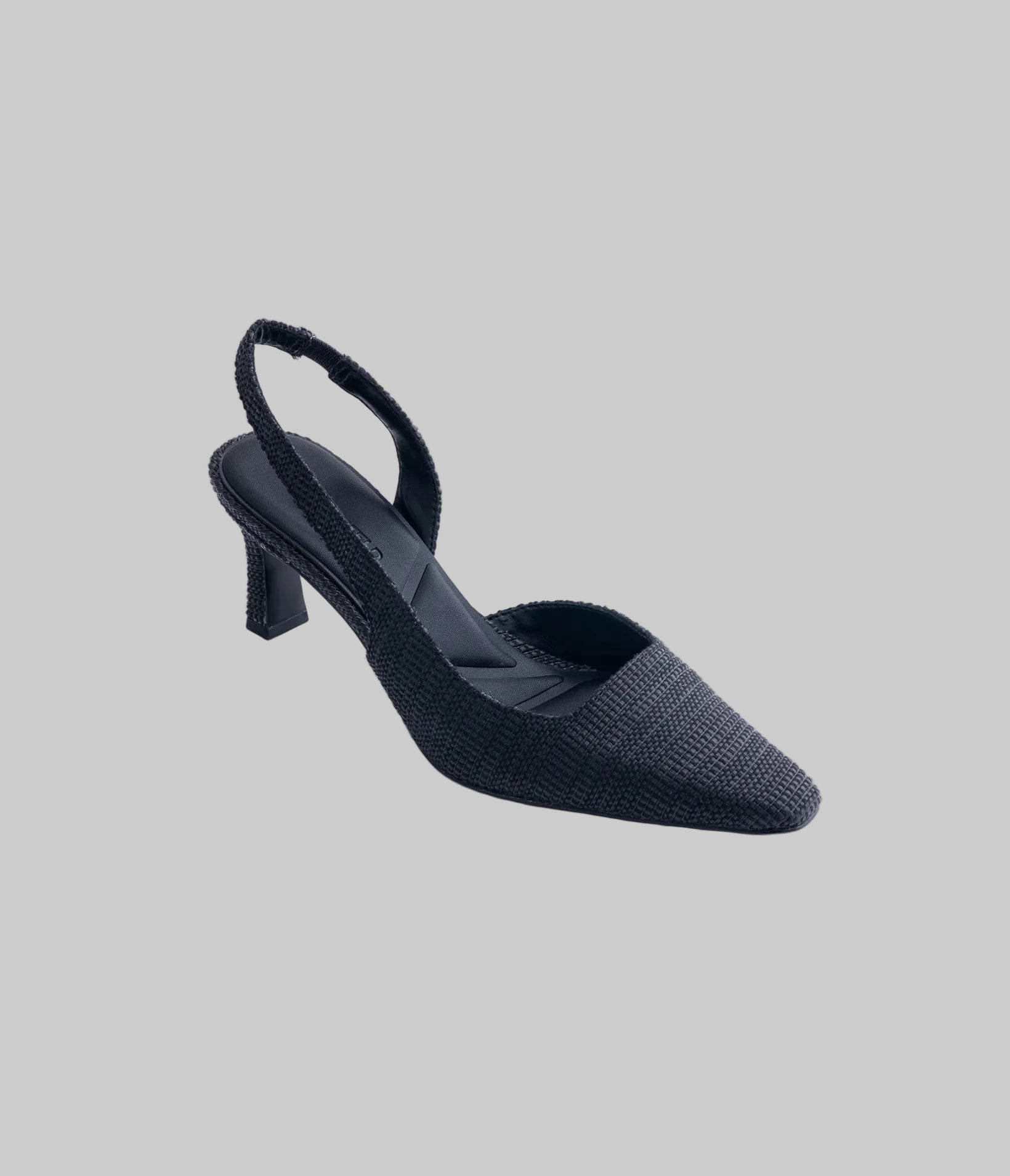 SHEENZ RAFFIA SLINGBACK PUMP View 2 SHEENZ RAFFIA SLINGBACK PUMP View 2
