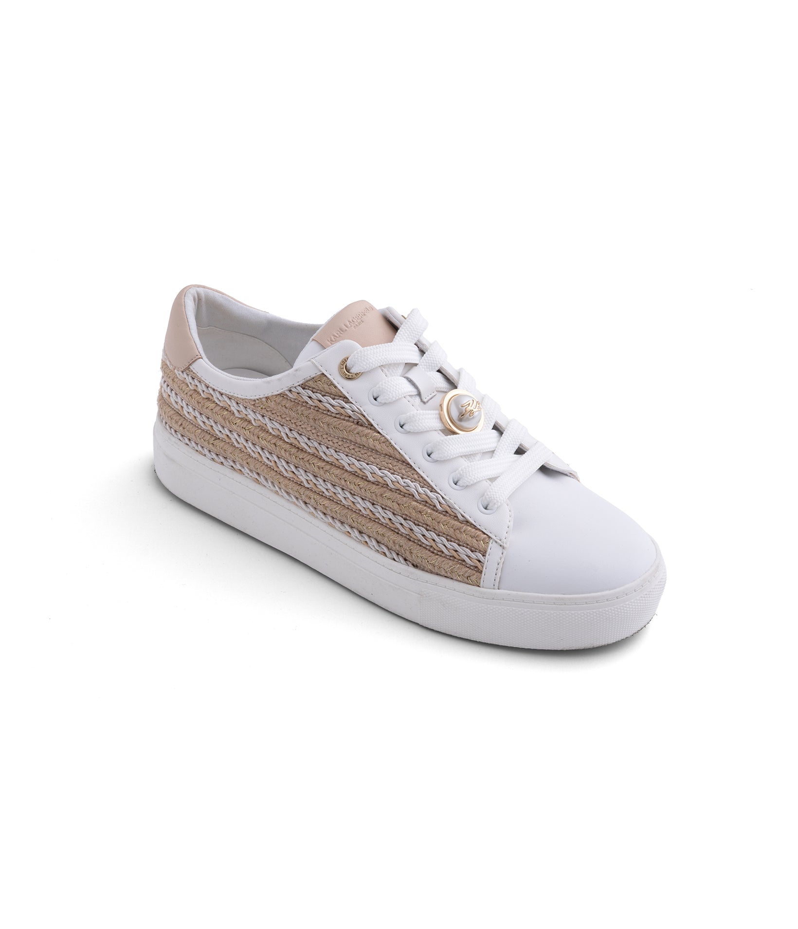 CATE PEARL RAFFIA SNEAKER View 2 CATE PEARL RAFFIA SNEAKER View 2