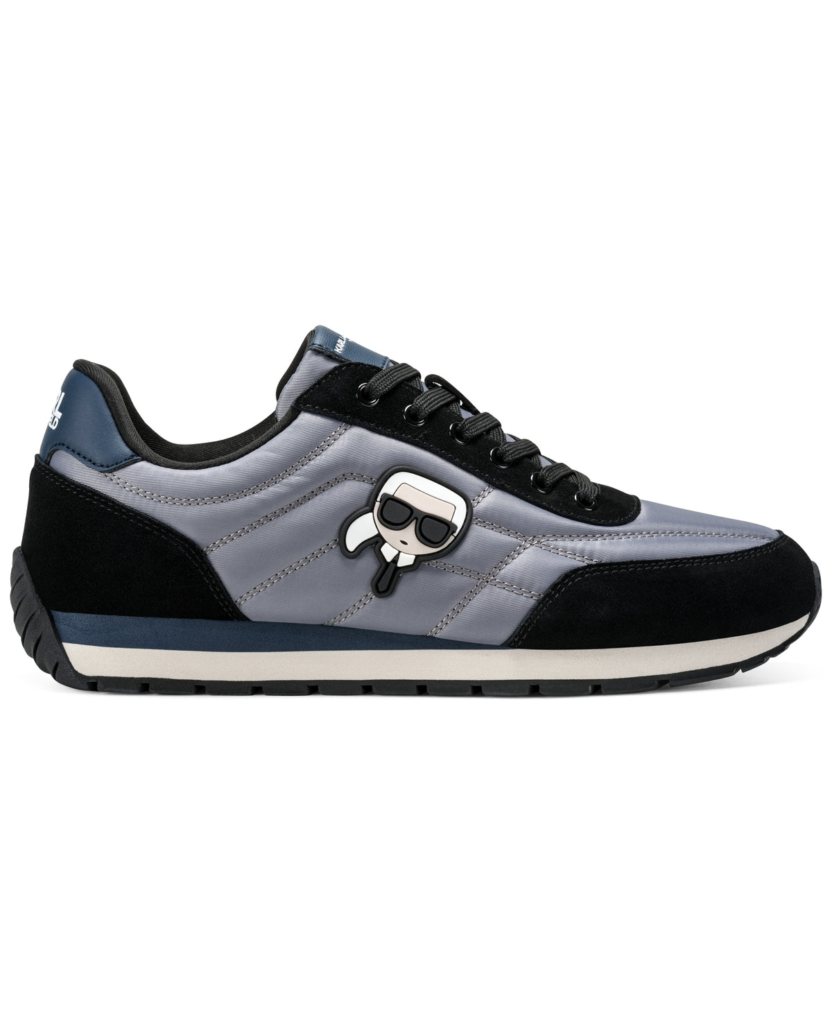 GAULT LACE UP SNEAKER WITH SIDE KARL PATCH VIEW 1 GAULT LACE UP SNEAKER WITH SIDE KARL PATCH VIEW 1