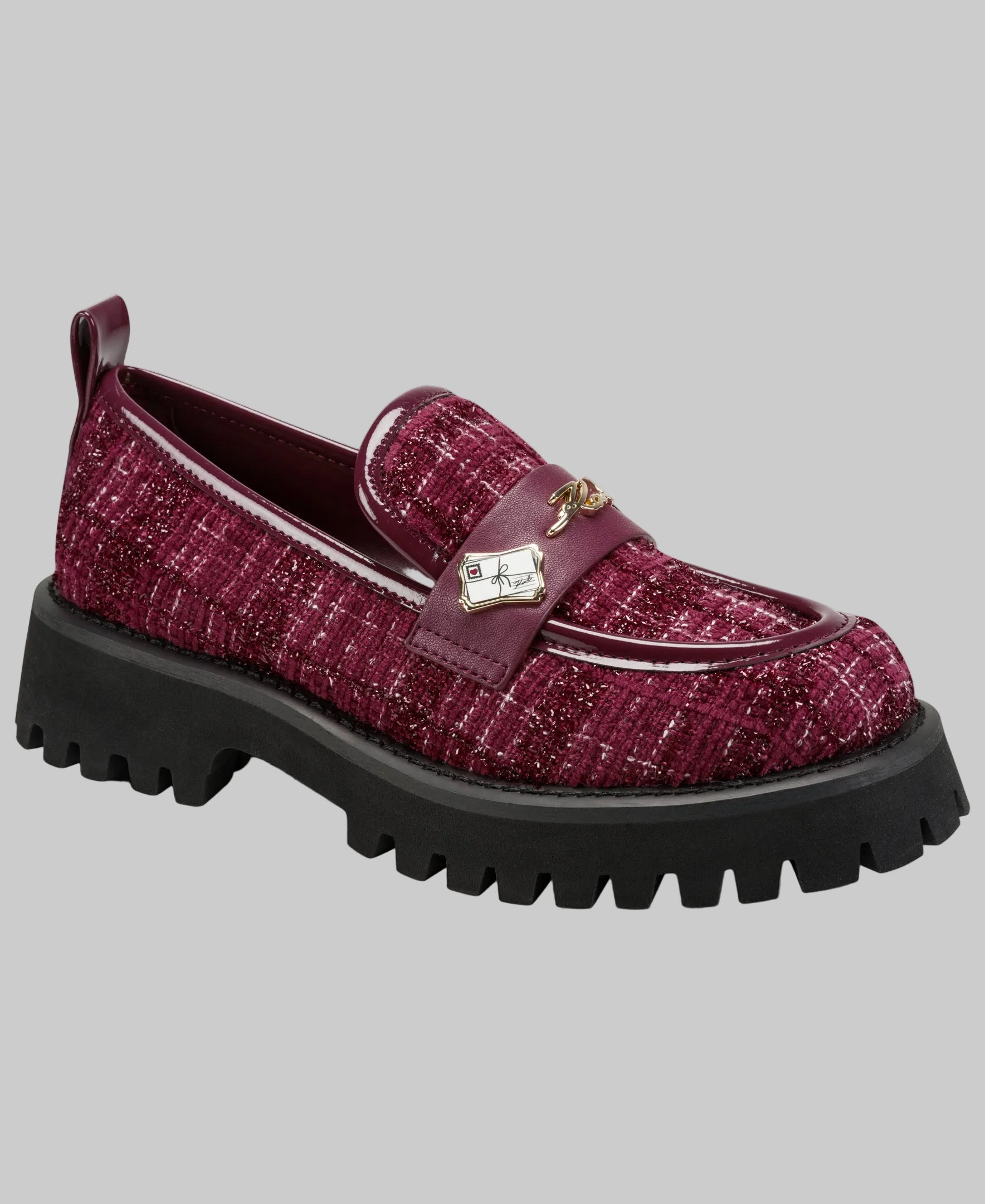 GREENLY LUG LOAFER WITH PINS VIEW 2 GREENLY LUG LOAFER WITH PINS VIEW 2