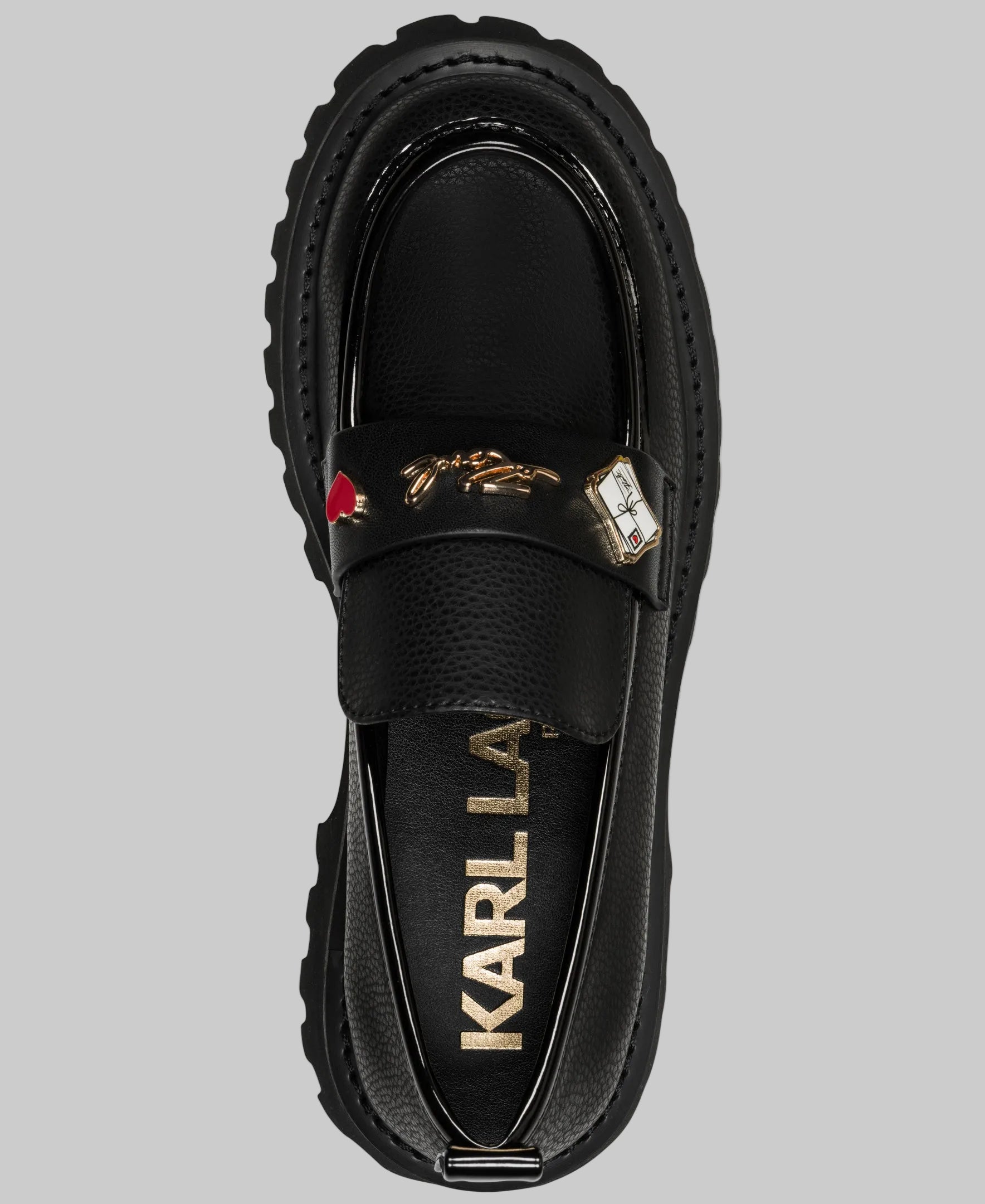 GREENLY LUG LOAFER WITH PINS VIEW 4 GREENLY LUG LOAFER WITH PINS VIEW 4