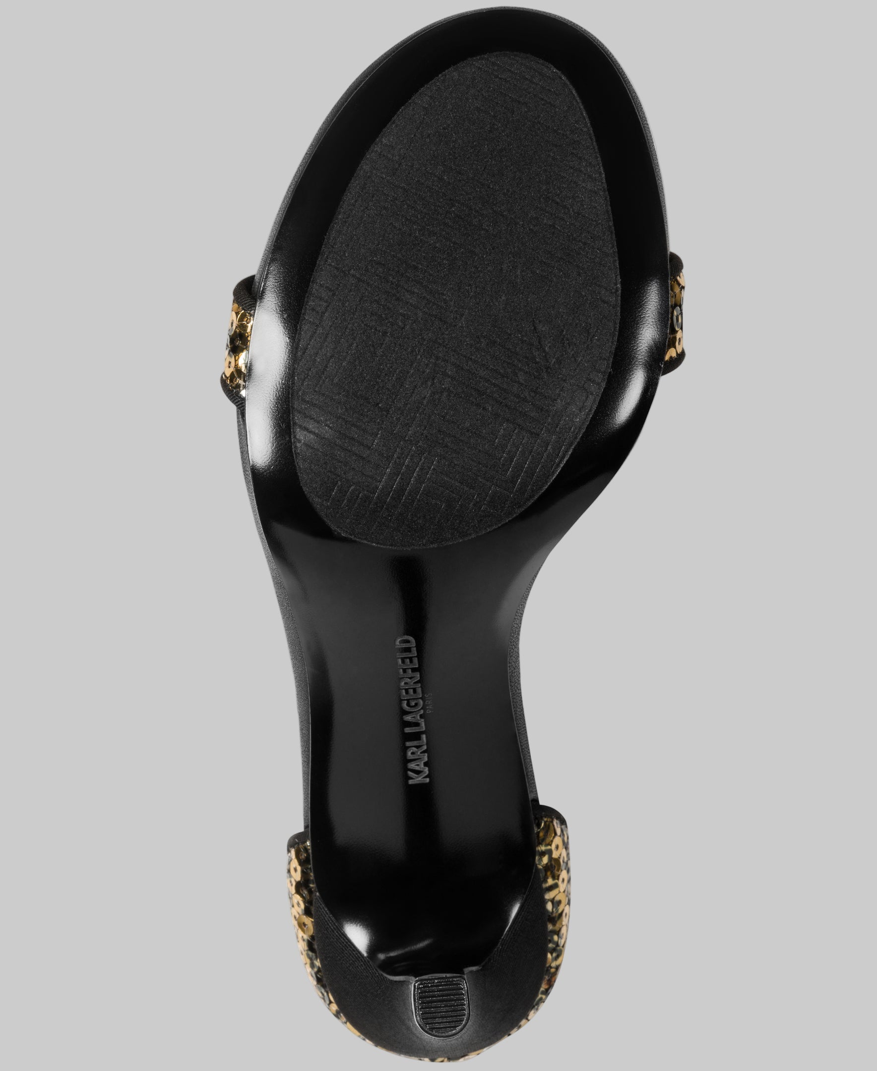 KENZ LOGO SEQUIN ANKLE STRAP SANDAL VIEW 5 KENZ LOGO SEQUIN ANKLE STRAP SANDAL VIEW 5