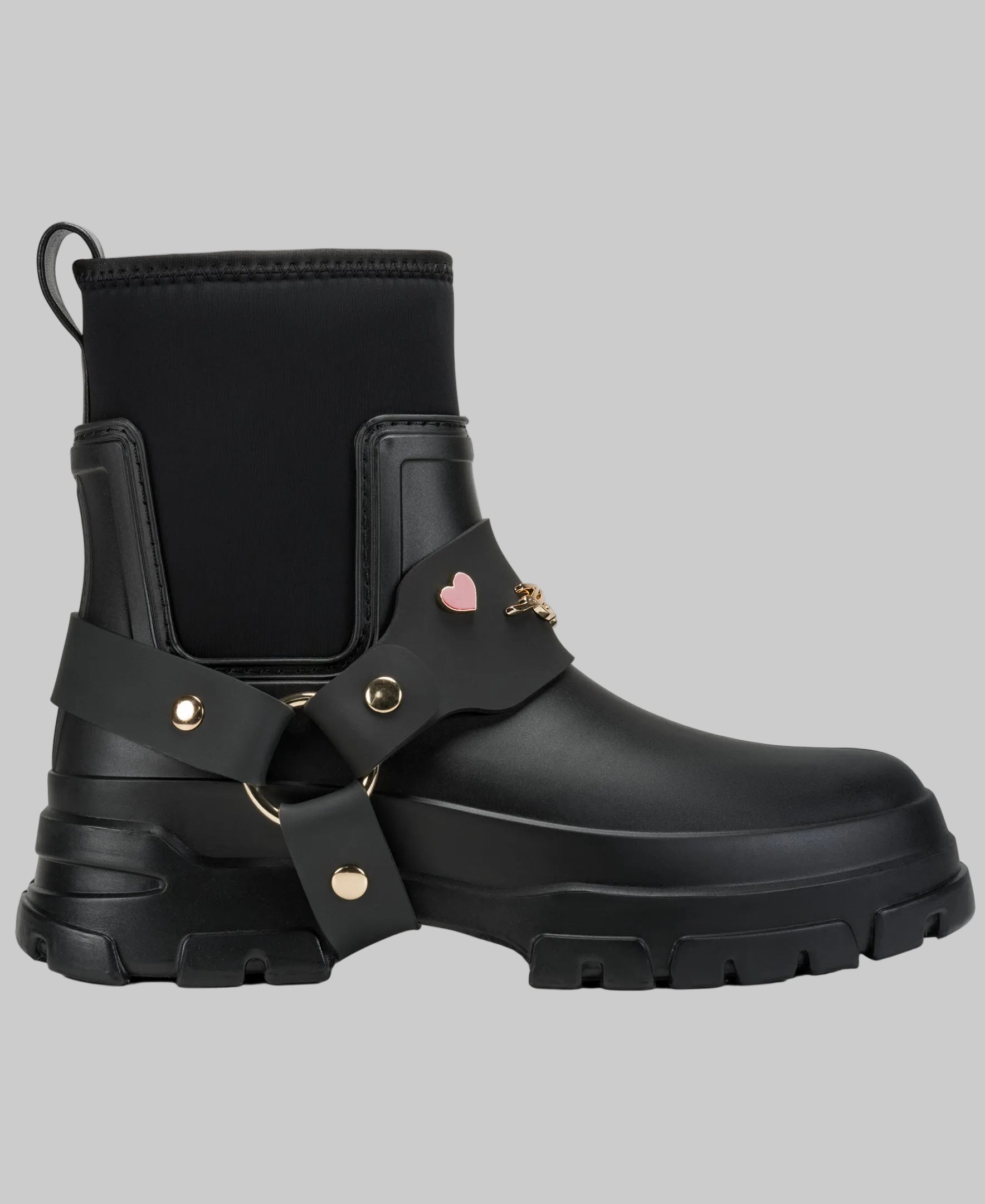 RIVENNA RAINBOOT W PINS BLACK View 1 | New Arrivals RIVENNA RAINBOOT W PINS BLACK View 1 | New Arrivals
