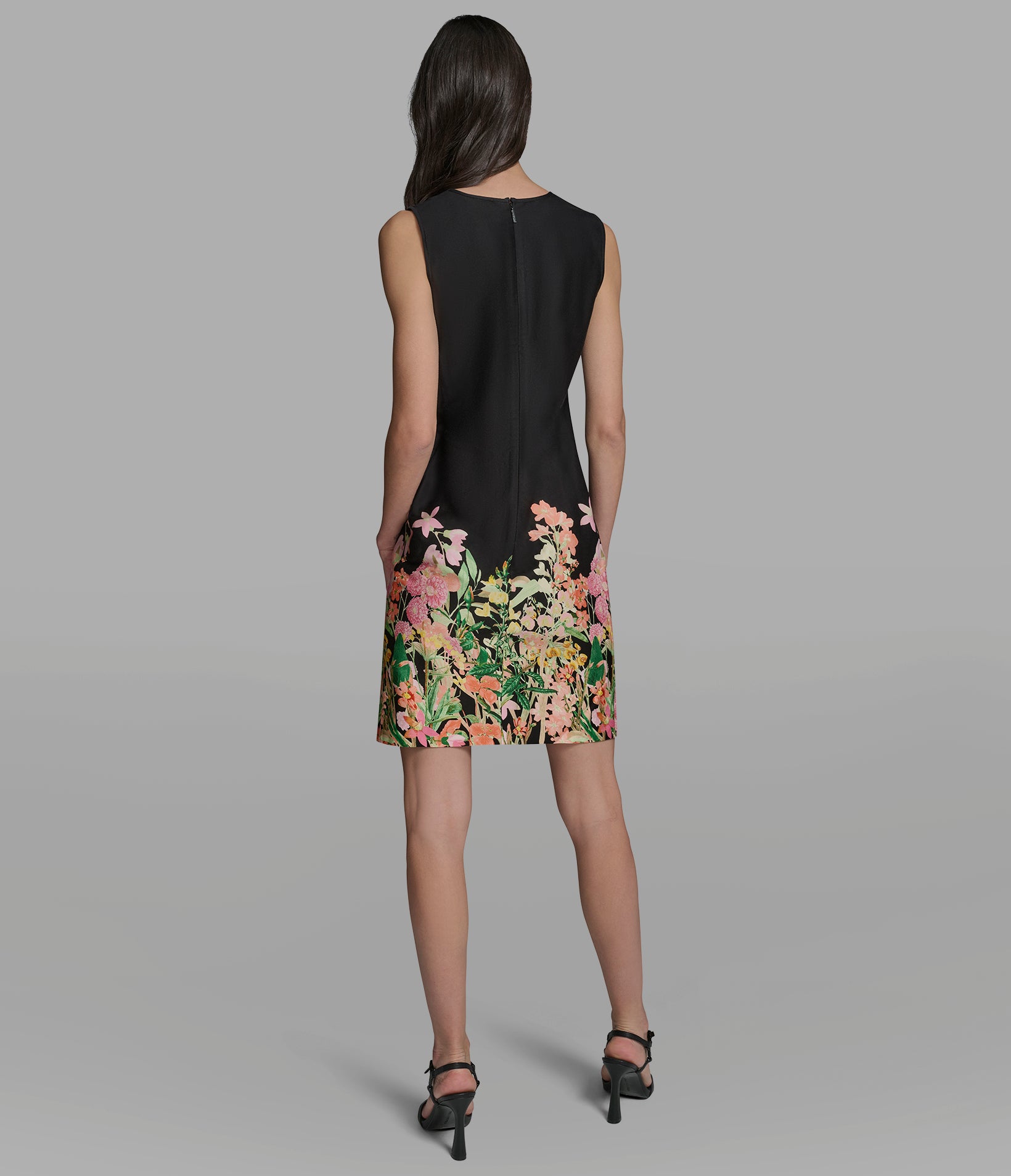 SATEEN FLORAL SHIFT DRESS View 2 | Spring Picks SATEEN FLORAL SHIFT DRESS View 2 | Spring Picks