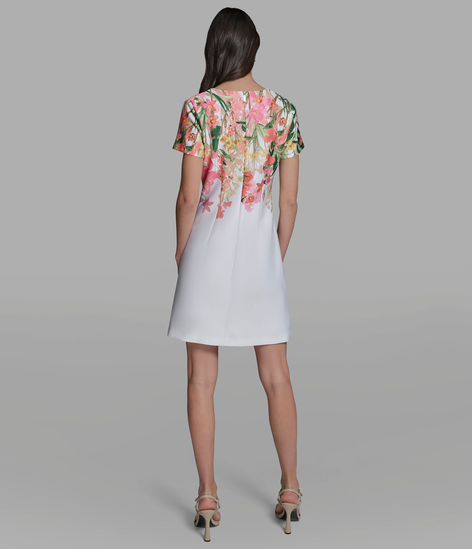 FLORAL A-LINE SCUBA DRESS View 2 | Spring Picks FLORAL A-LINE SCUBA DRESS View 2 | Spring Picks