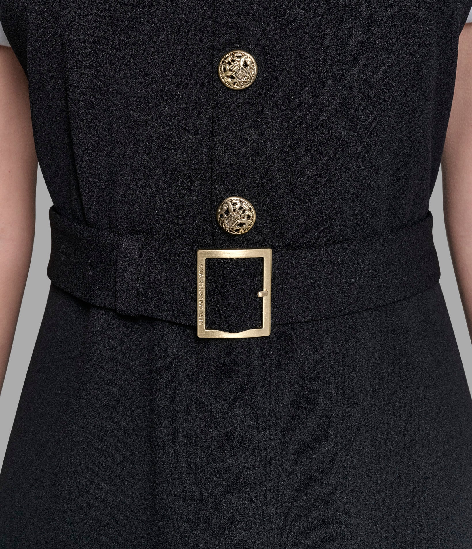 SHORT SLEEVE CONTRAST COLLAR BELTED DRESS VIEW 6 | Women's Dresses & Jumpsuits SHORT SLEEVE CONTRAST COLLAR BELTED DRESS VIEW 6 | Women's Dresses & Jumpsuits