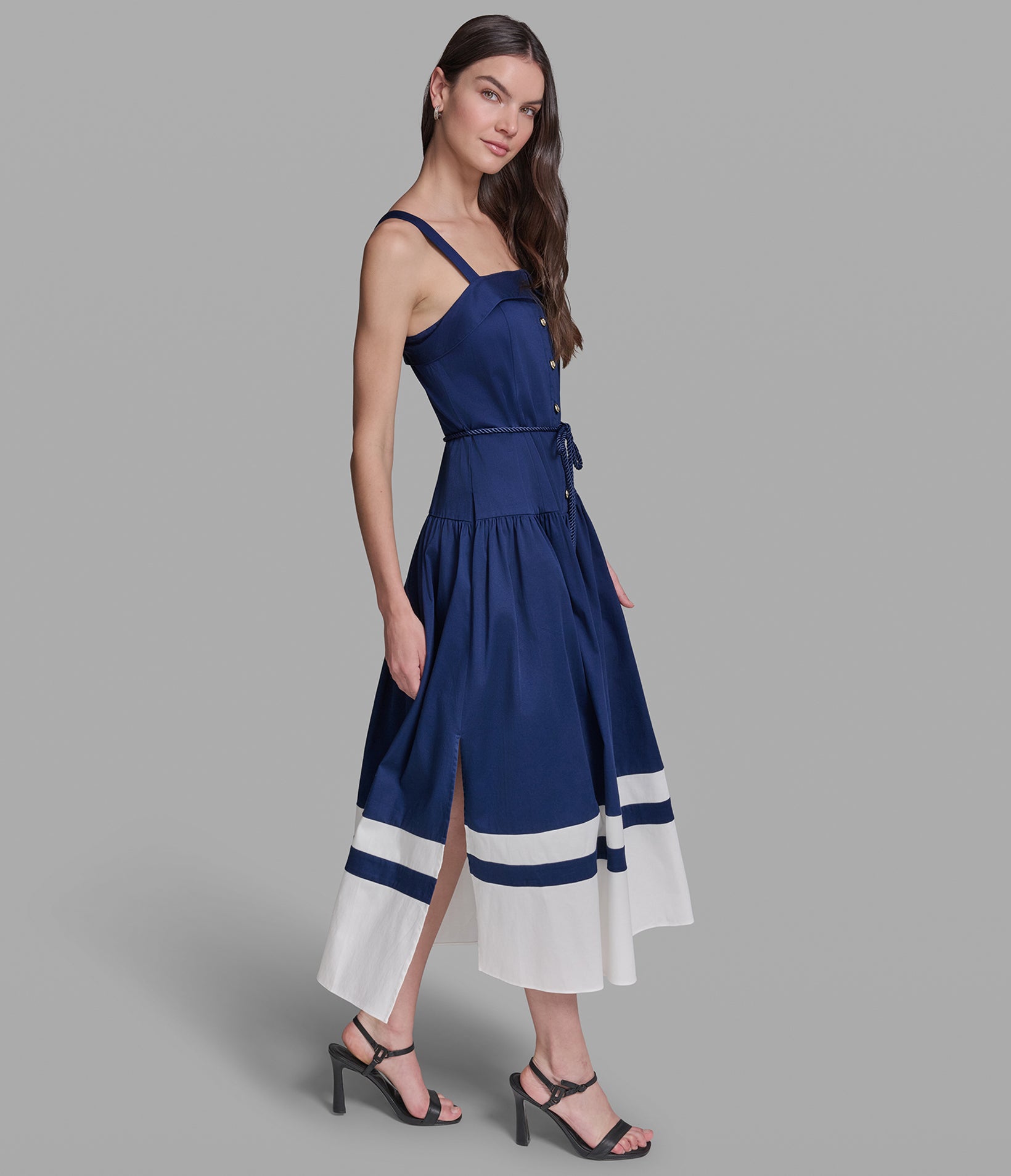 SLEEVELESS ROPE BELT MAXI DRESS VIEW 3 | New Arrivals SLEEVELESS ROPE BELT MAXI DRESS VIEW 3 | New Arrivals