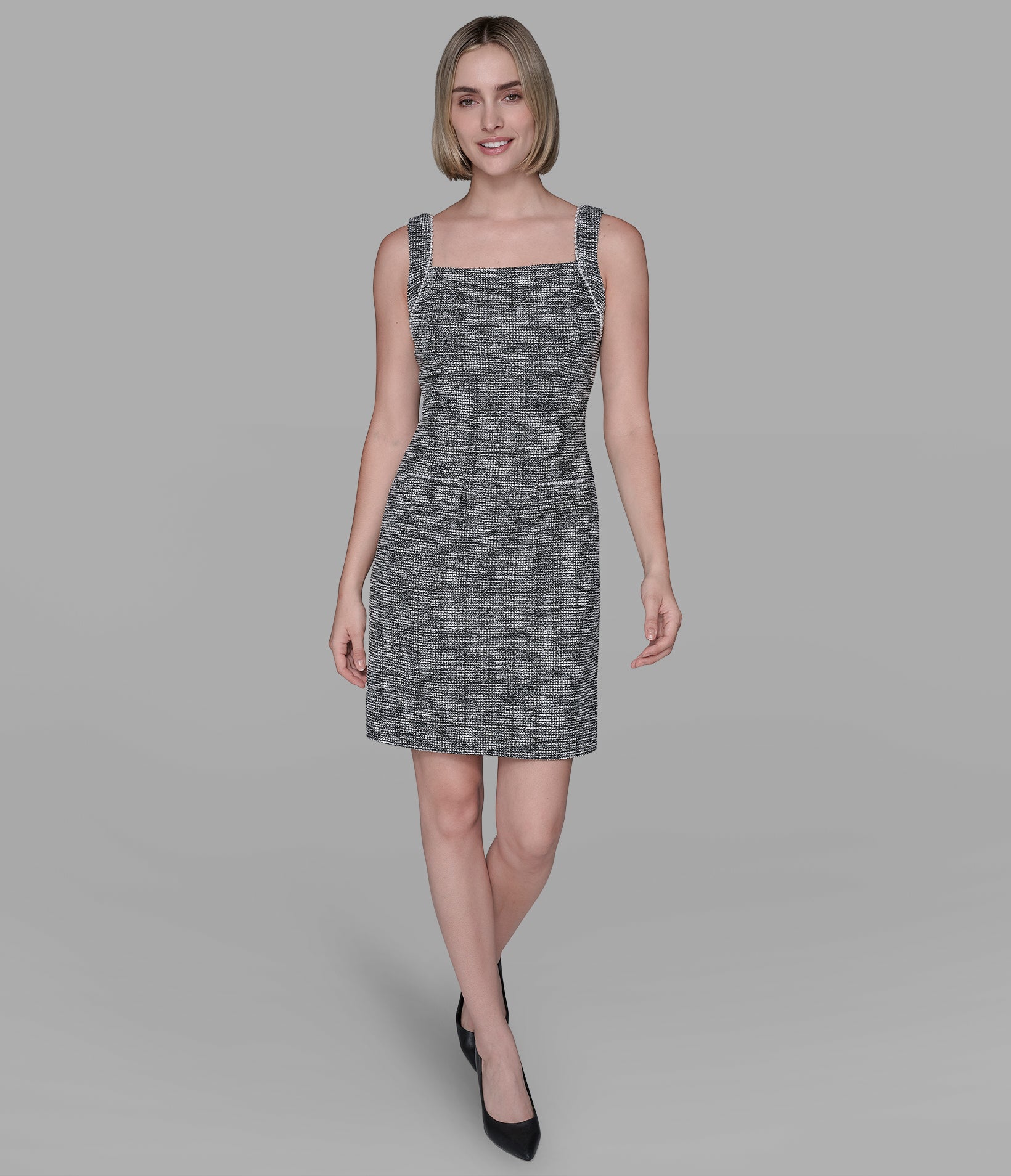 METALLIC TWEED MINI CO-ORD DRESS View 1 | Women's Dresses & Jumpsuits METALLIC TWEED MINI CO-ORD DRESS View 1 | Women's Dresses & Jumpsuits