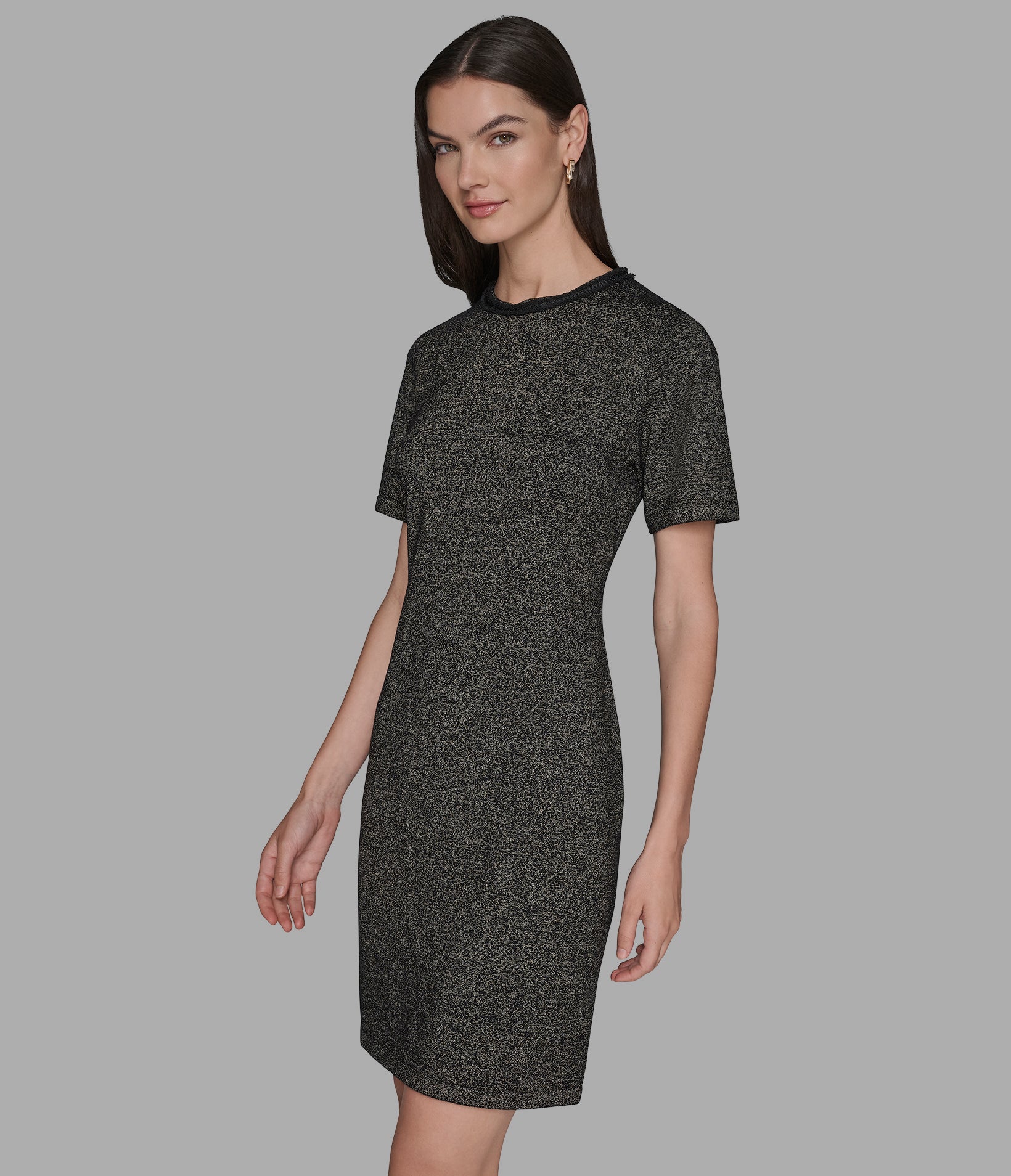 SHIMMER SWEATER DRESS VIEW 3 | Women's Clothing SHIMMER SWEATER DRESS VIEW 3 | Women's Clothing