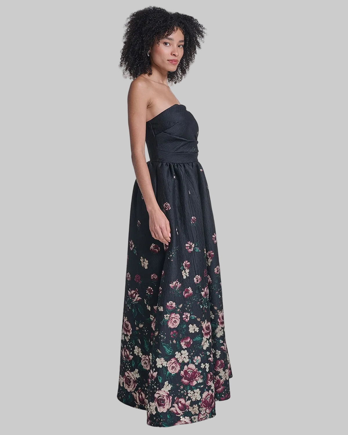 STRAPLESS FILS COUPE BALL GOWN WITH POCKETS VIEW 4 STRAPLESS FILS COUPE BALL GOWN WITH POCKETS VIEW 4