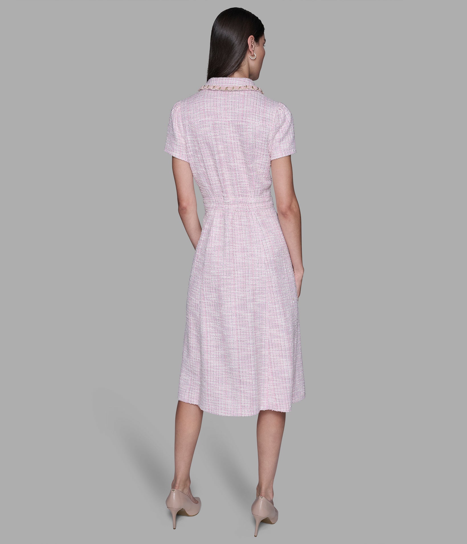 TWEED MIDI DRESS View 2 | Valentine's Day Shop TWEED MIDI DRESS View 2 | Valentine's Day Shop