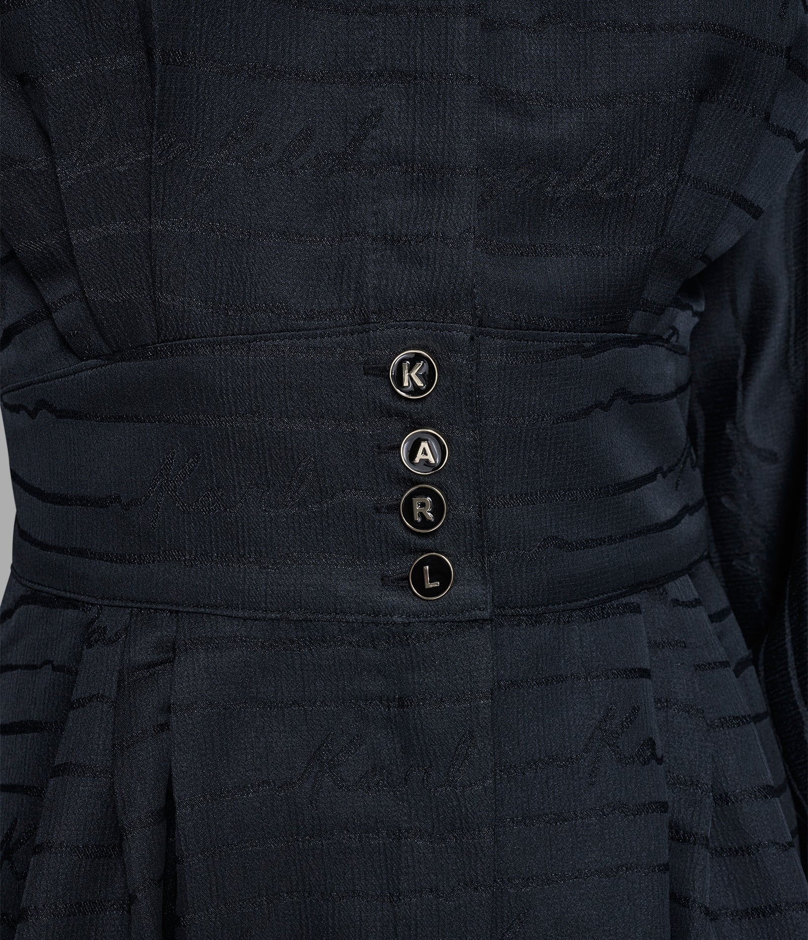 SILKY JACQUARD KARL BUTTON SHIRT DRESS VIEW 5 | Women's Clothing SILKY JACQUARD KARL BUTTON SHIRT DRESS VIEW 5 | Women's Clothing