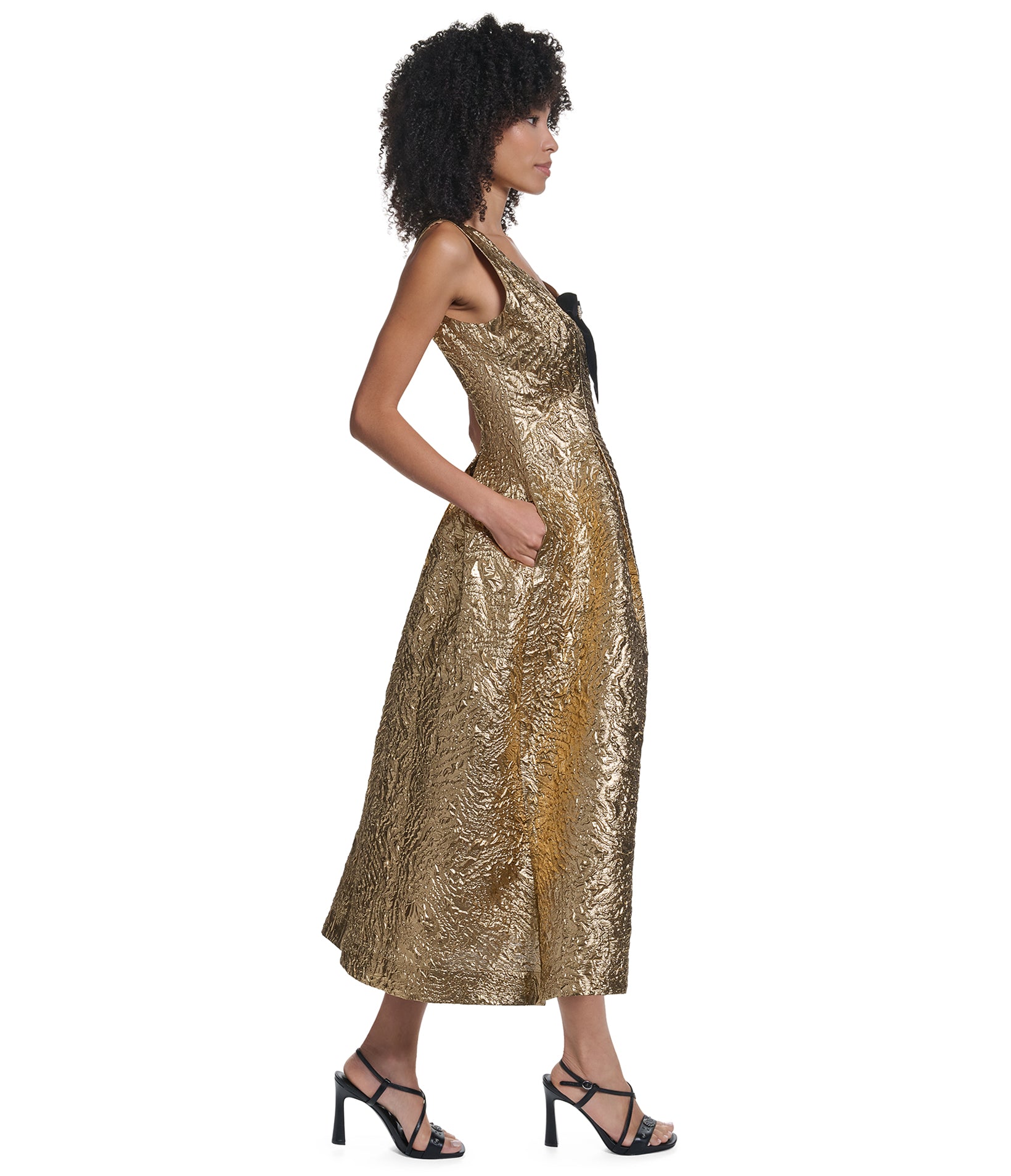 SLEEVELESS MIDI DRESS VIEW 4 SLEEVELESS MIDI DRESS VIEW 4
