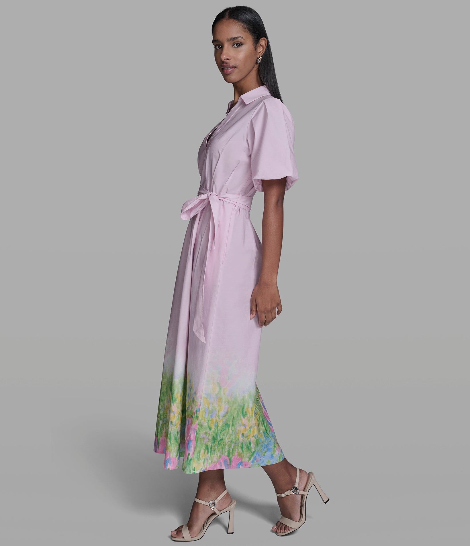 WATERCOLOR HEM MAXI DRESS VIEW 3 | New Women's Clothing WATERCOLOR HEM MAXI DRESS VIEW 3 | New Women's Clothing