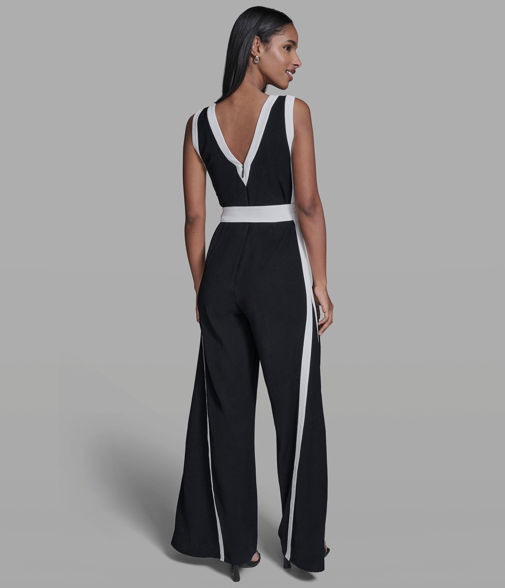 CONTRAST TRIM JUMPSUIT View 2 | Products CONTRAST TRIM JUMPSUIT View 2 | Products