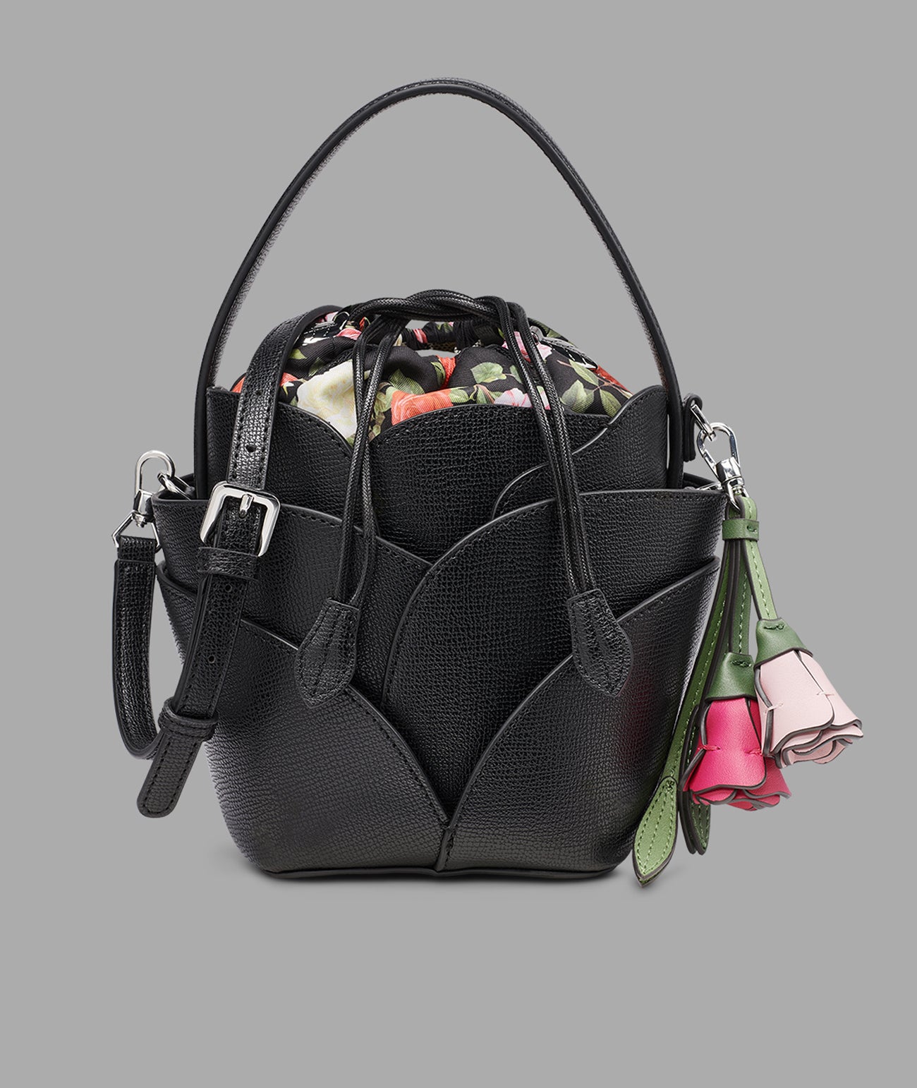 IKON FLOWER BUCKET BAG View 1 | Women's Shoulder Bags IKON FLOWER BUCKET BAG View 1 | Women's Shoulder Bags