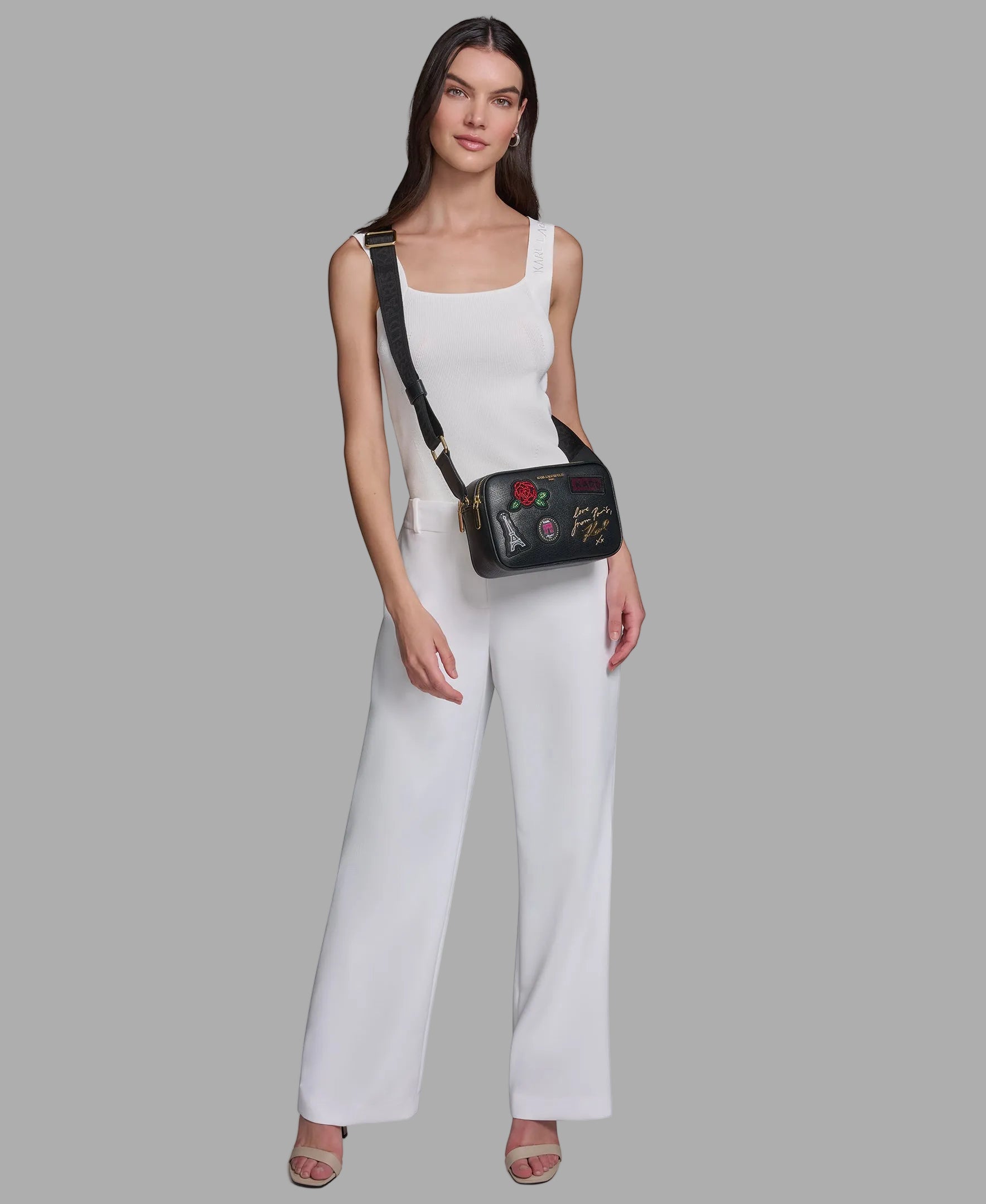 MAYBELLE CROSSBODY WITH PARIS PATCH VIEW 6 | Women's Crossbody Bags MAYBELLE CROSSBODY WITH PARIS PATCH VIEW 6 | Women's Crossbody Bags