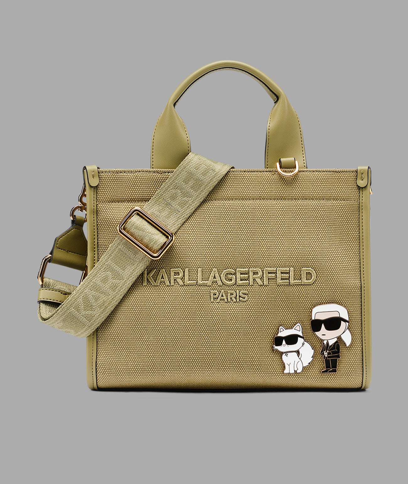 Kristina Canvas Karl Et Choupette Logo Crossbody | Crossbodies