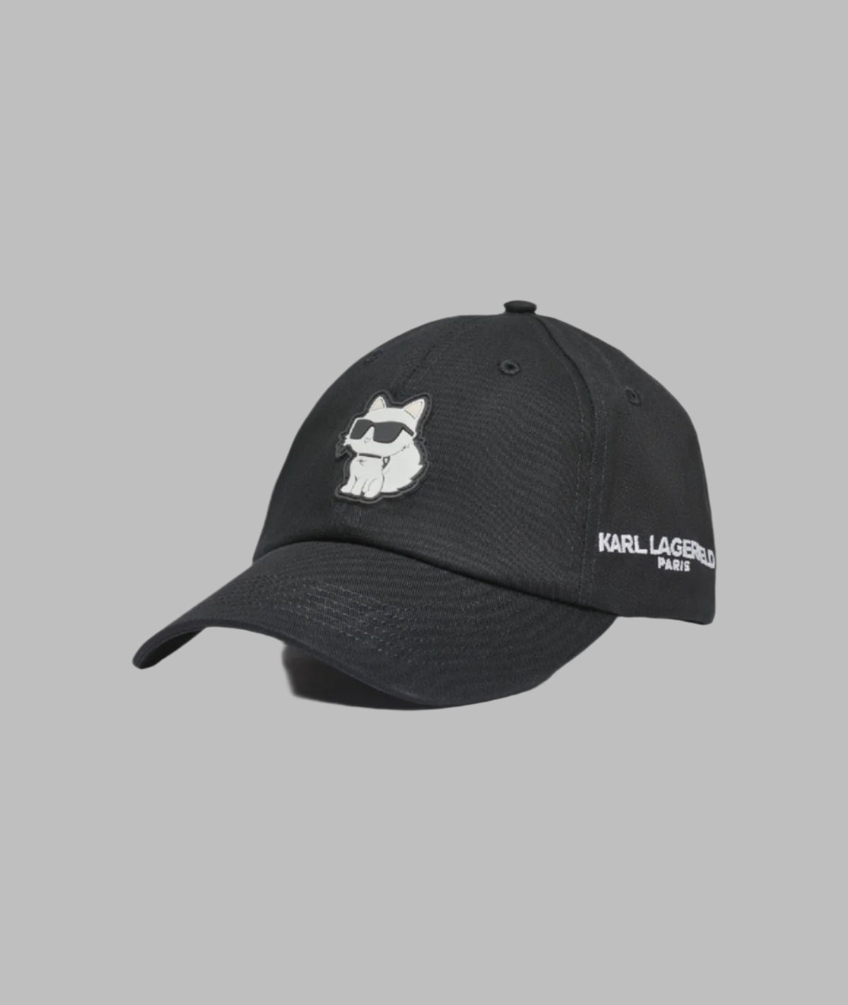Cappellino Baseball Karl Lagerfeld Unisex Nero - Logo Iconico, Regolabile, Cotone Canvas