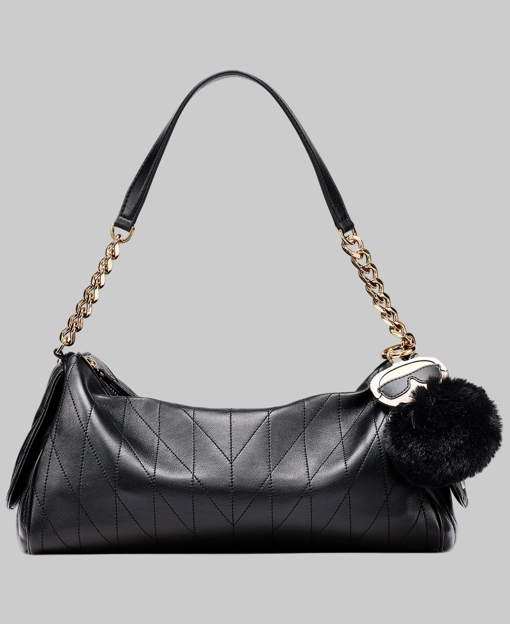 LAFAYETTE SATCHEL WITH KARL PUFF CHARM View 1 LAFAYETTE SATCHEL WITH KARL PUFF CHARM View 1