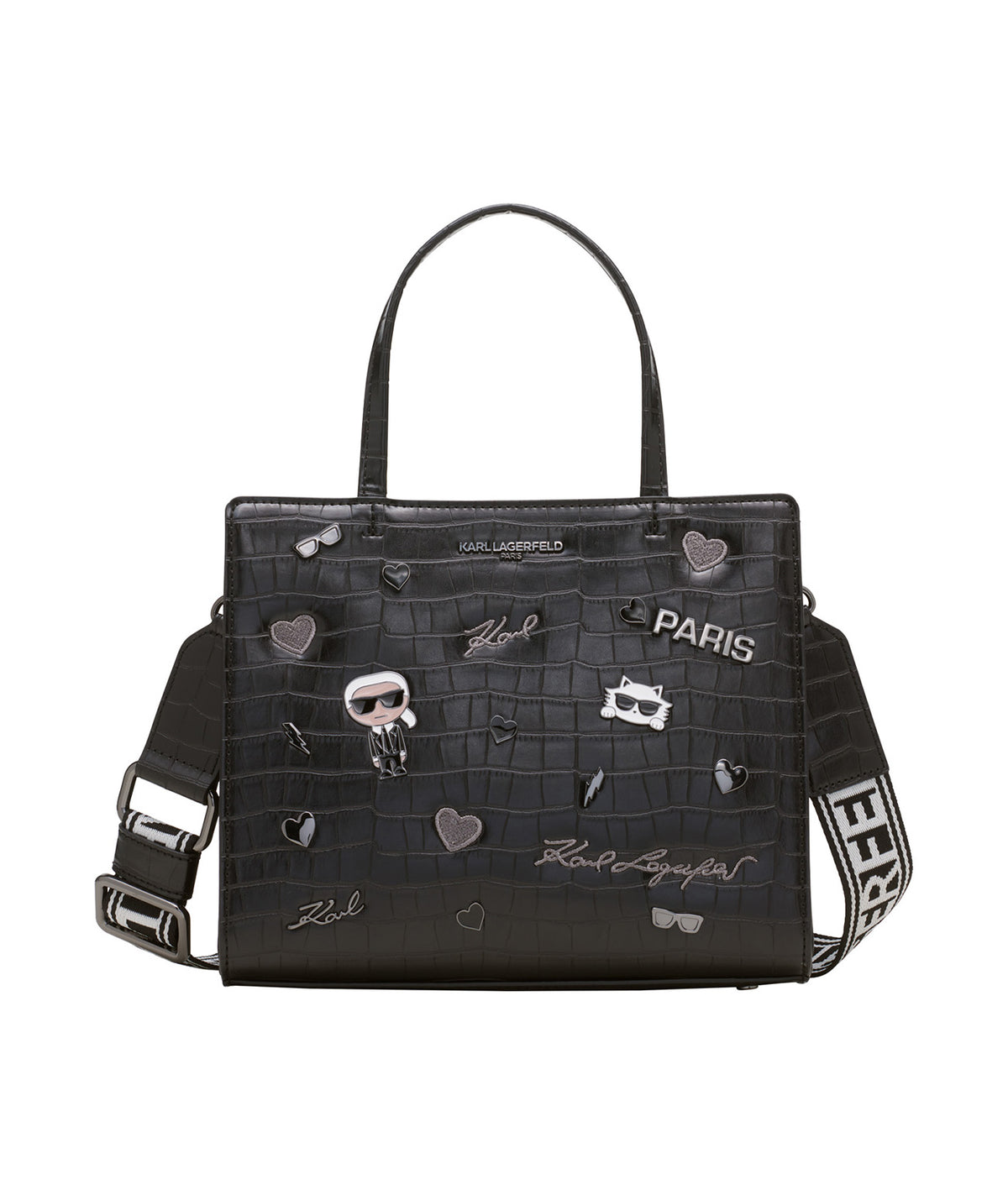 MAYBELLE PINS SATCHEL | Karl Lagerfeld Paris