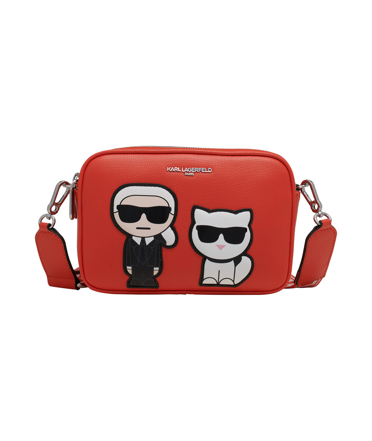 MAYBELLE ROUND HEAD DUO CAMERA CROSSBODY | Karl Lagerfeld Paris