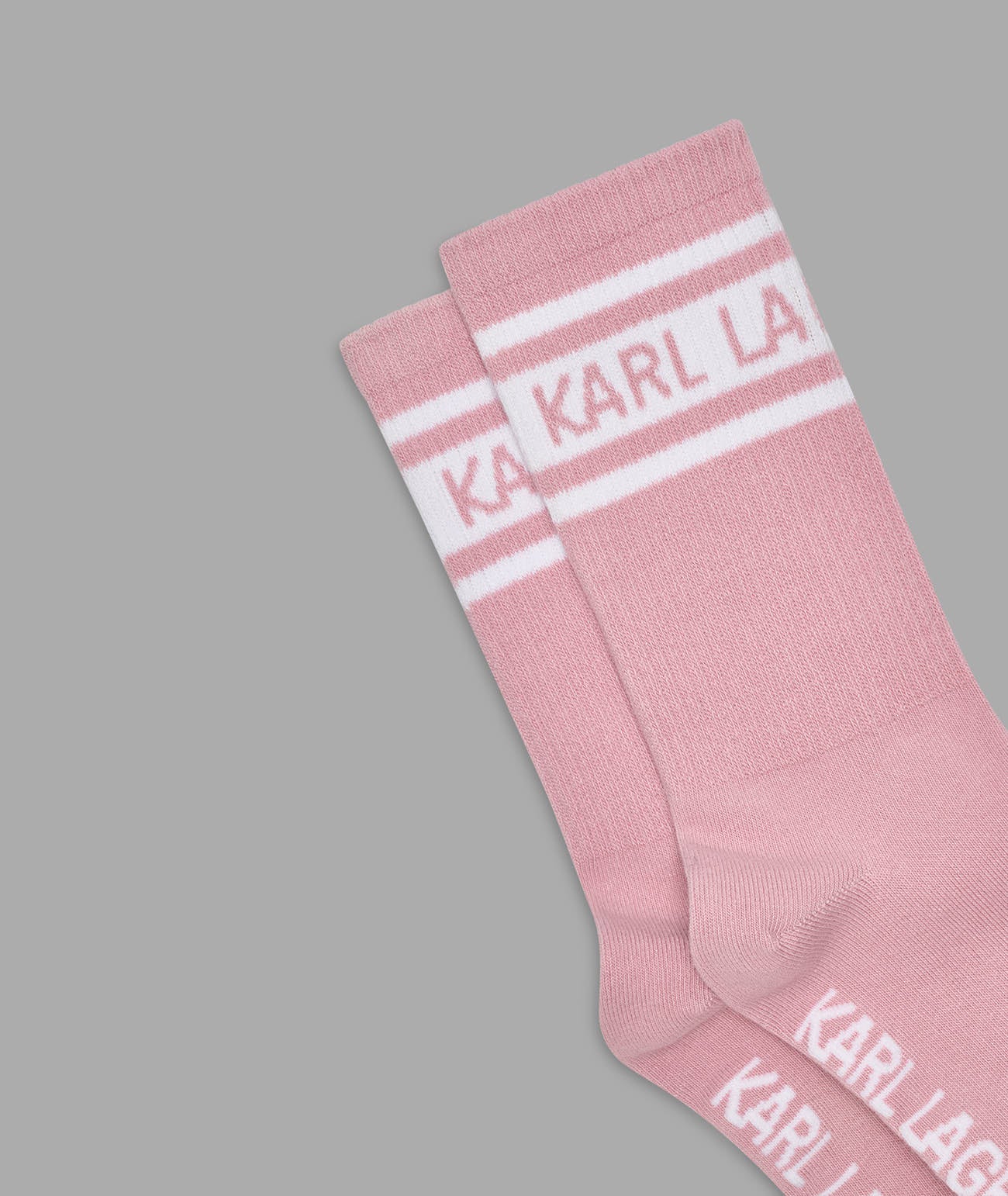 2 PACK KARL LOGO CREW SOCK VIEW 3 | Women's Accessories 2 PACK KARL LOGO CREW SOCK VIEW 3 | Women's Accessories