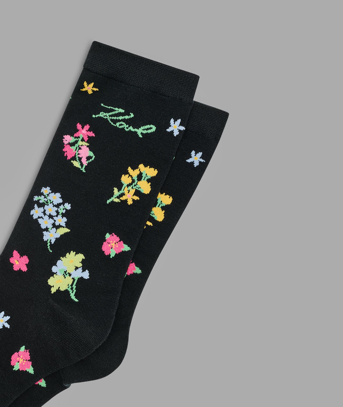 2 PACK ALL OVER FLORAL CREW SOCK SET VIEW 3 2 PACK ALL OVER FLORAL CREW SOCK SET VIEW 3