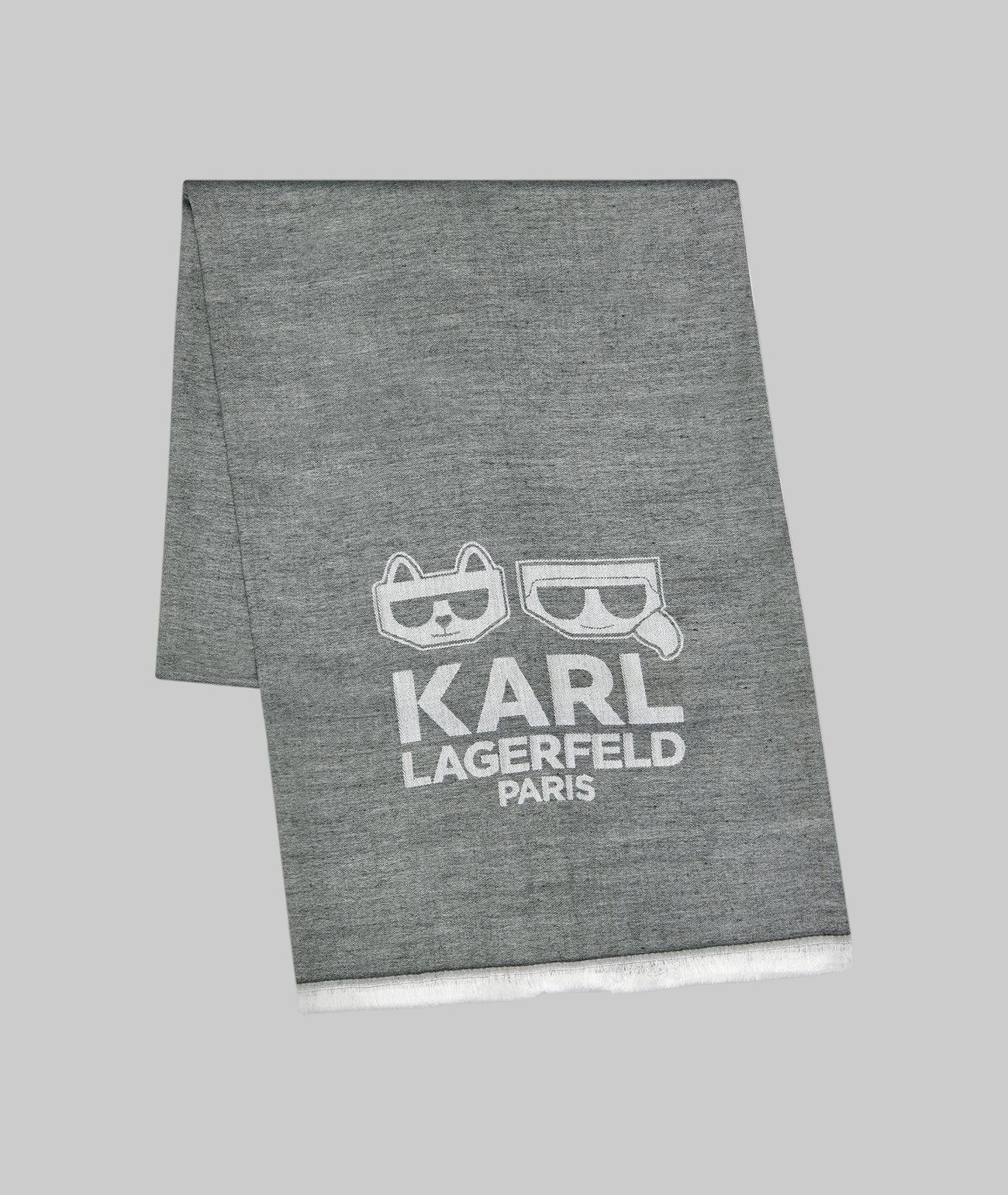 KARL & CHOUPETTE PASHMINA View 2 | Ikonic Karl KARL & CHOUPETTE PASHMINA View 2 | Ikonic Karl