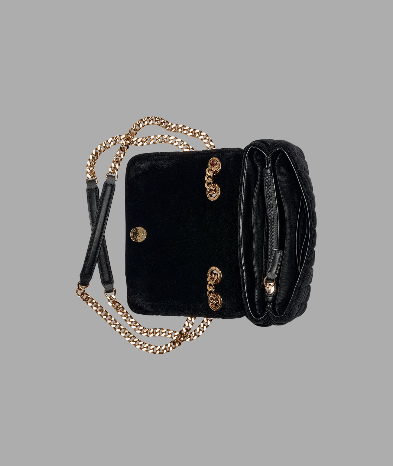 LAFAYETTE SMALL VELVET CROSSBODY WITH PAVE VIEW 4 LAFAYETTE SMALL VELVET CROSSBODY WITH PAVE VIEW 4