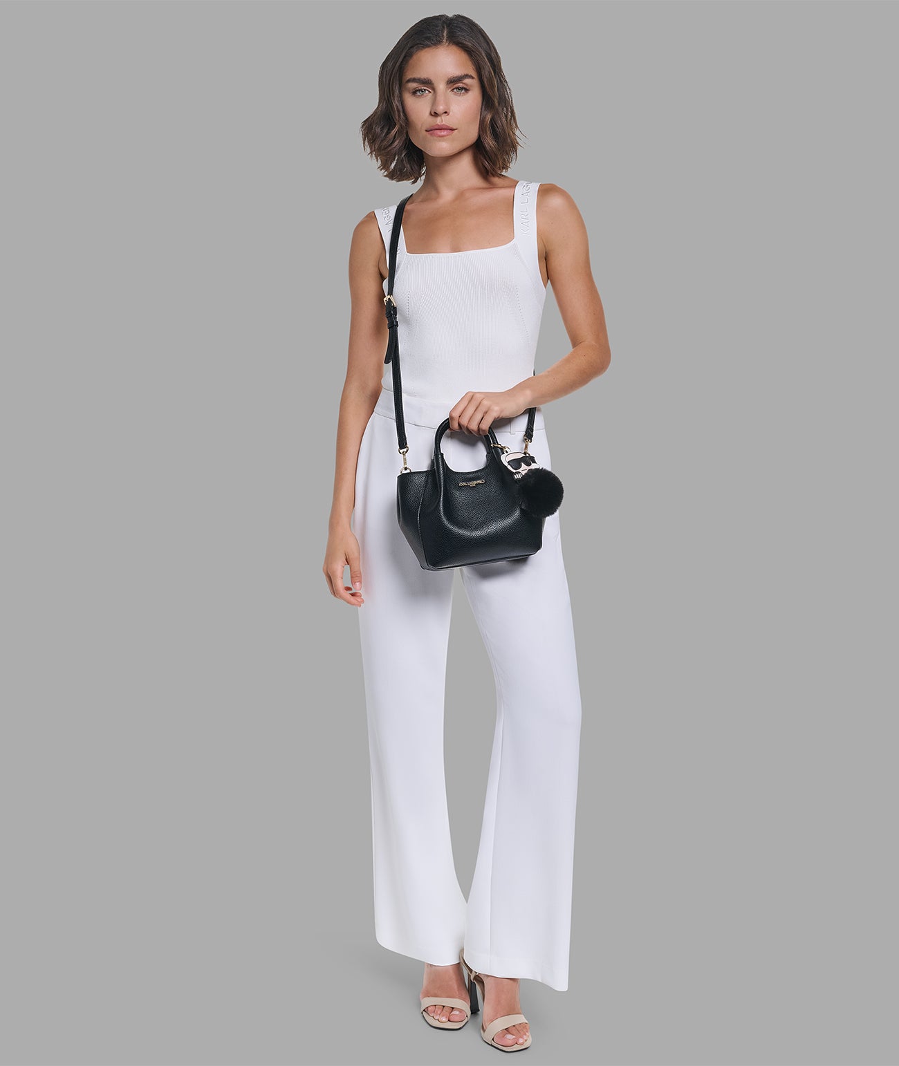 CROIX CROSSBODY WITH KARL POM VIEW 6 | Dress and Handbag Essentials CROIX CROSSBODY WITH KARL POM VIEW 6 | Dress and Handbag Essentials