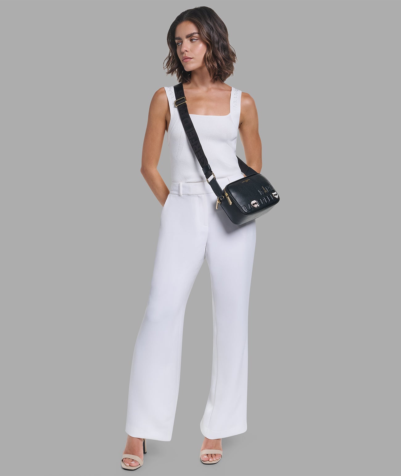 MAYBELLE CROSSBODY DEBOSS LOGO BLACK VIEW 6 | Women's Bags MAYBELLE CROSSBODY DEBOSS LOGO BLACK VIEW 6 | Women's Bags