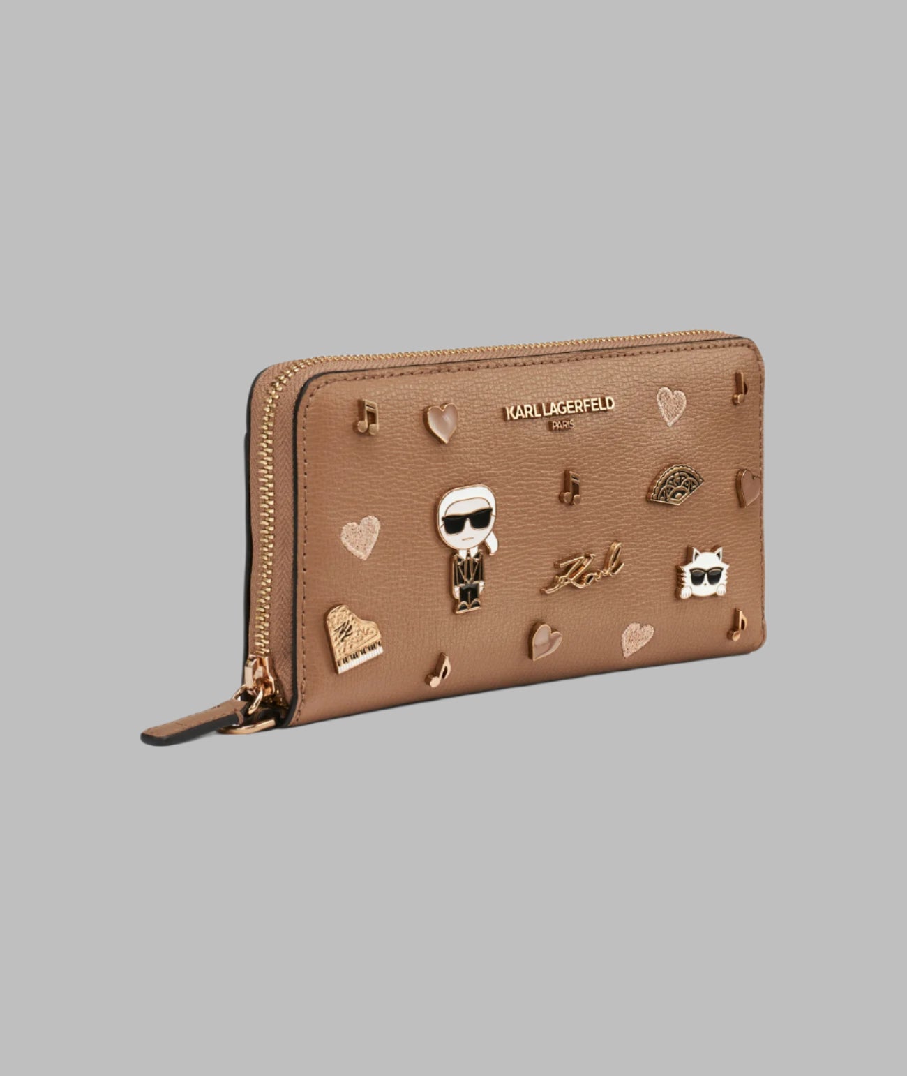 LARGE ZIP WALLET WITH PINS View 2 | WOMEN'S FALL COLLECTION LARGE ZIP WALLET WITH PINS View 2 | WOMEN'S FALL COLLECTION