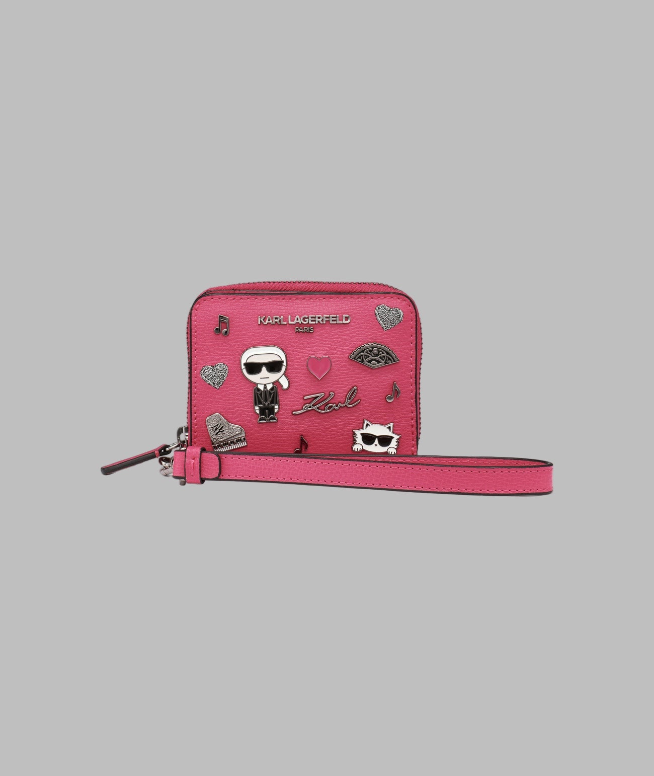 SMALL ZIP WALLET WITH PINS View 1 | Valentine's Day Shop SMALL ZIP WALLET WITH PINS View 1 | Valentine's Day Shop