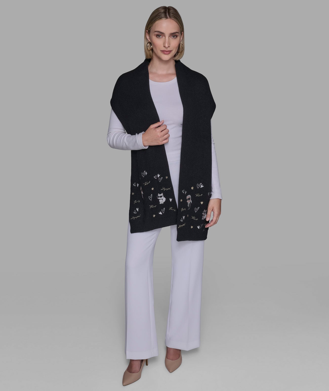 KARL ICONS SCARF VIEW 4 | Women's Scarves KARL ICONS SCARF VIEW 4 | Women's Scarves