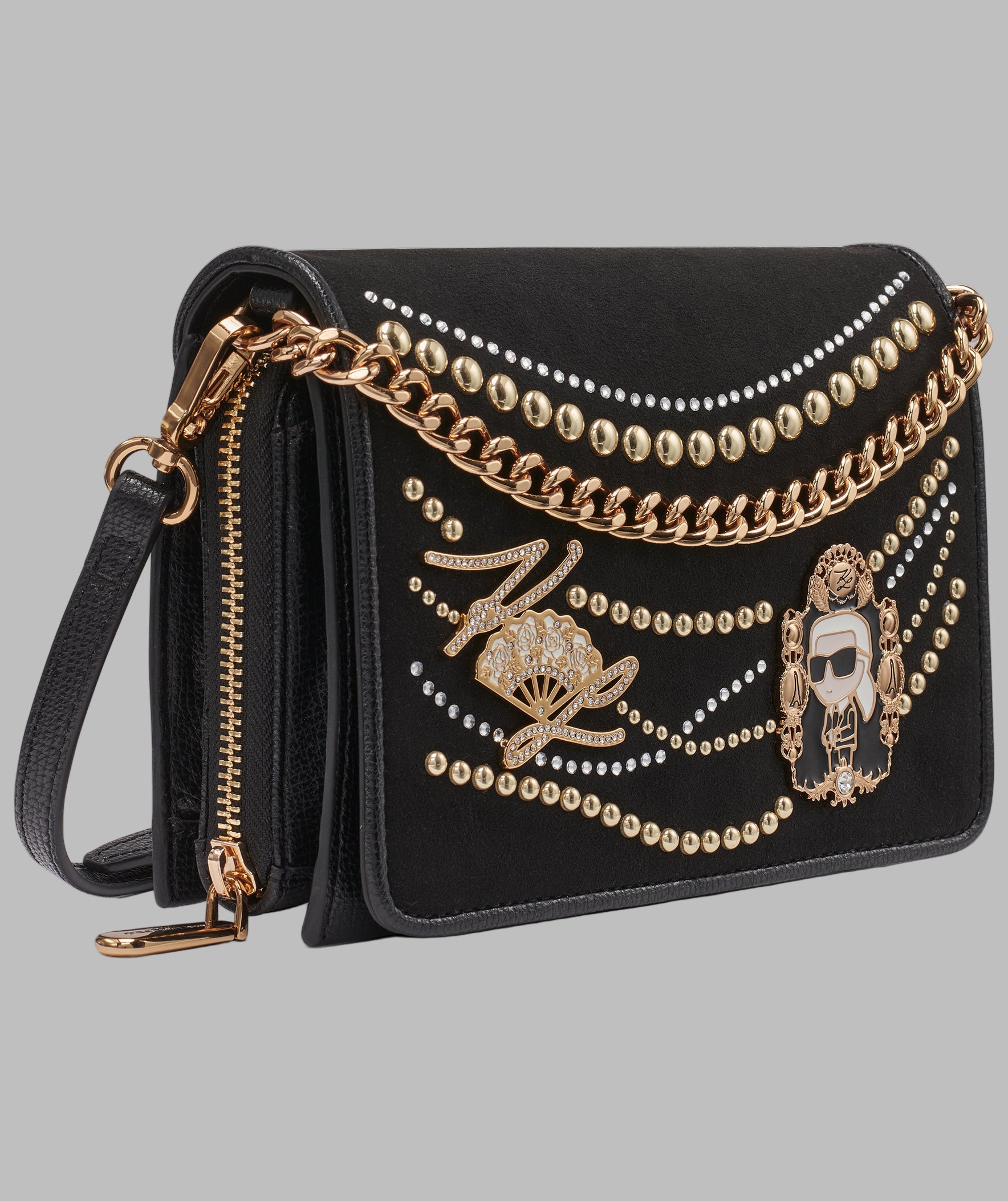 LOURDES SUEDE FLAP CROSSBODY VIEW 3 | Women's Crossbody Bags LOURDES SUEDE FLAP CROSSBODY VIEW 3 | Women's Crossbody Bags