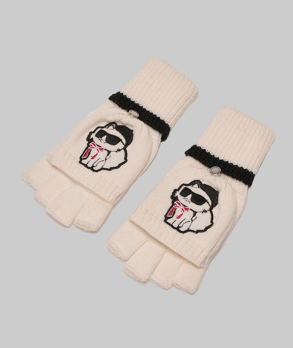 Sassy Choupette Flip Top Glove | Karl Lagerfeld Paris display picture 2