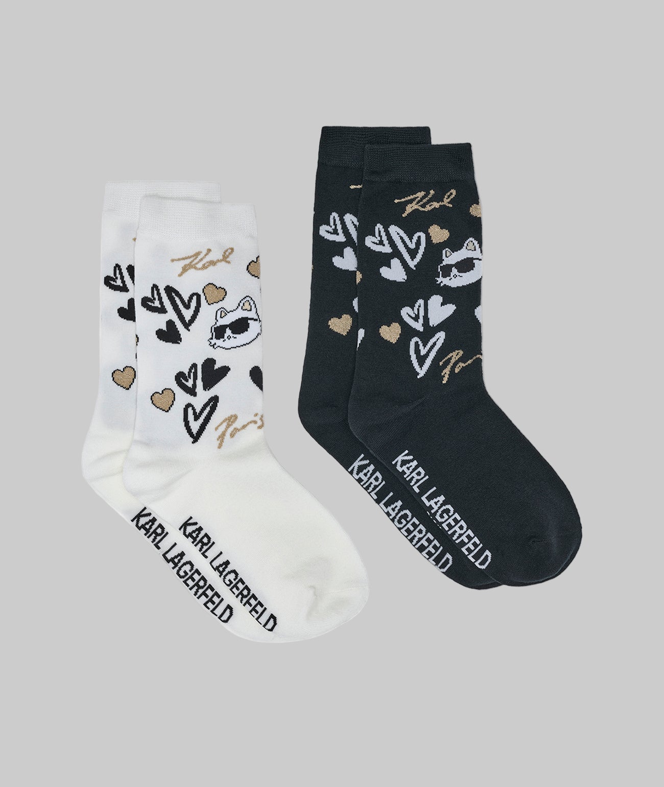 KARL ICONS CREW SOCK 2-PACK View 1 | Women's Accessories KARL ICONS CREW SOCK 2-PACK View 1 | Women's Accessories