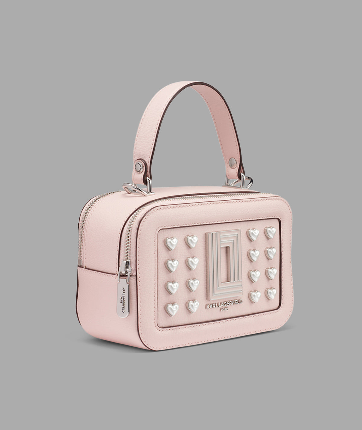 Karl Lagerfeld Paris Simone Black Leather Crossbody Multi  Authentic KARL LAGERFELD Simone 100% cow leather crossbody bag main image 2