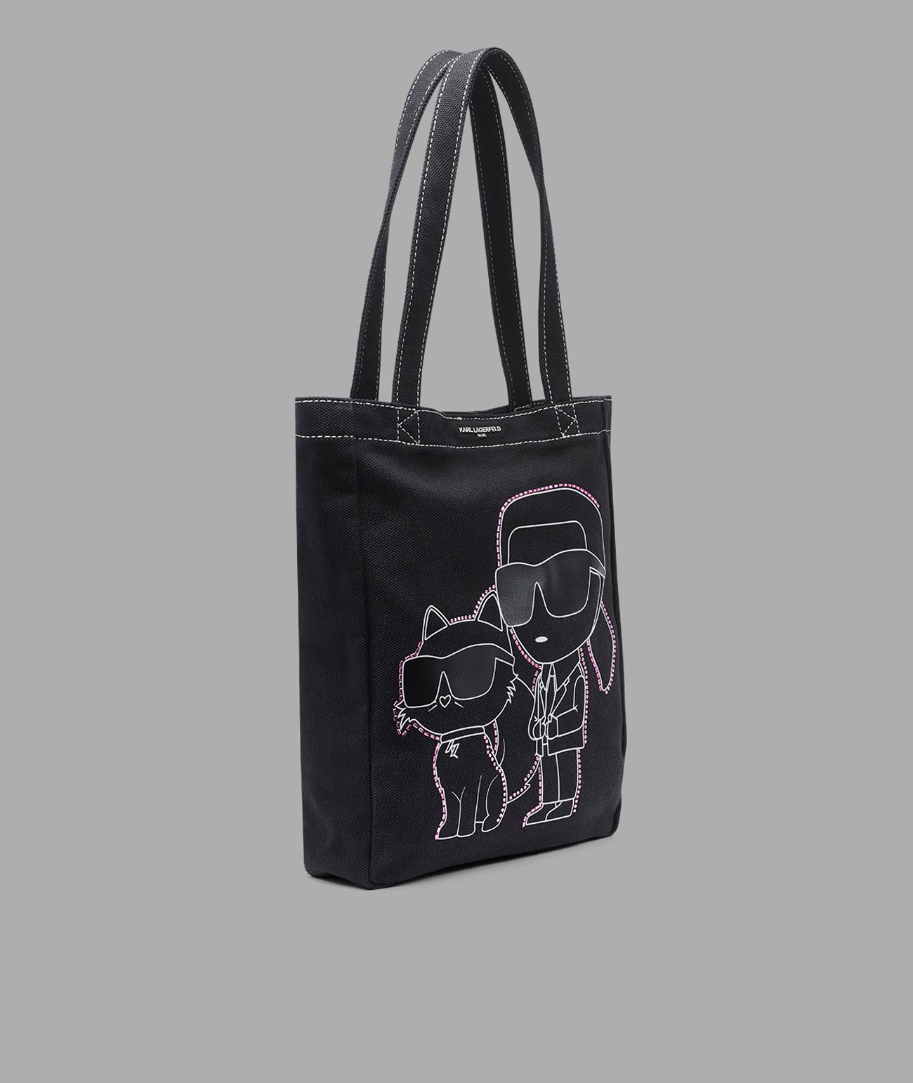 CANNES KARL & CHOUPETTE RHINESTONE TOTE View 2 | Products CANNES KARL & CHOUPETTE RHINESTONE TOTE View 2 | Products